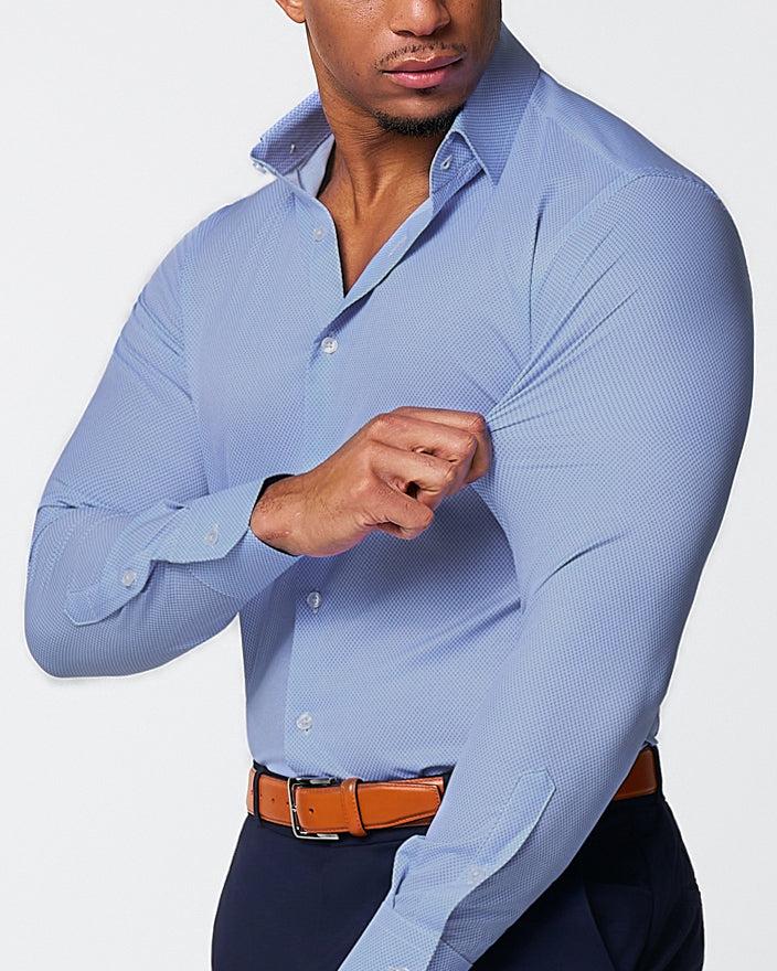 "The Morrison" Blue & White Mini Pattern