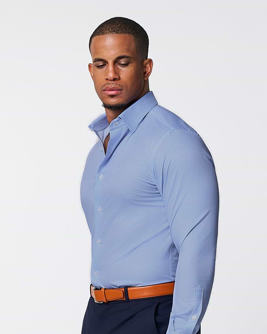 "The Morrison" Blue & White Mini Pattern