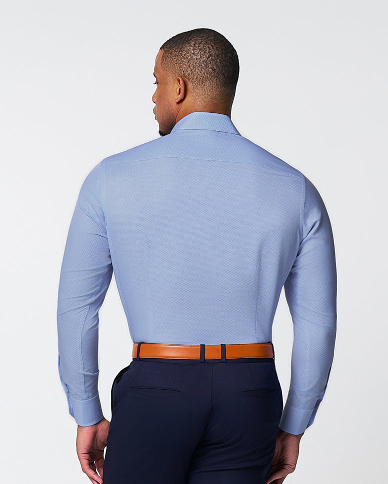 "The Morrison" Blue & White Mini Pattern