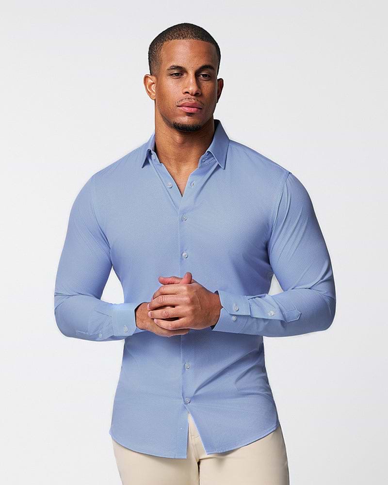 "The Morrison" Blue & White Mini Pattern