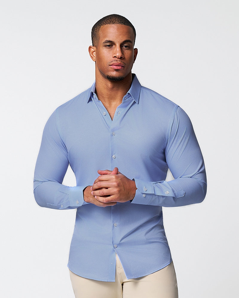 "The Morrison" Blue & White Mini Pattern