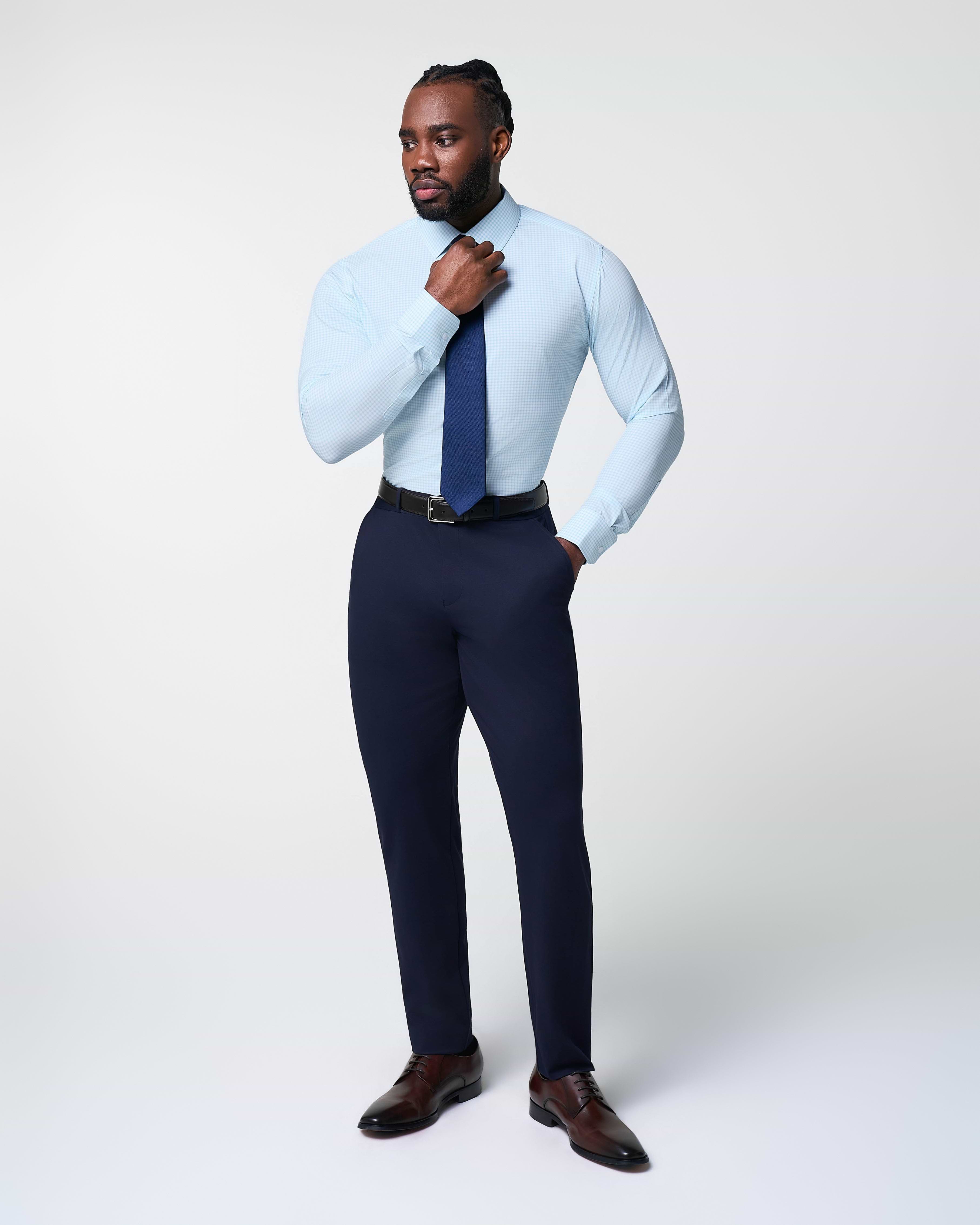 "The Nash" Baby Blue Gingham