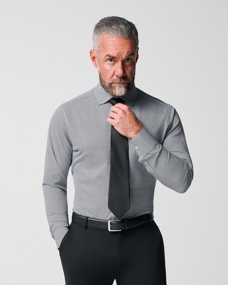 "The Newbury" Black Windowpane