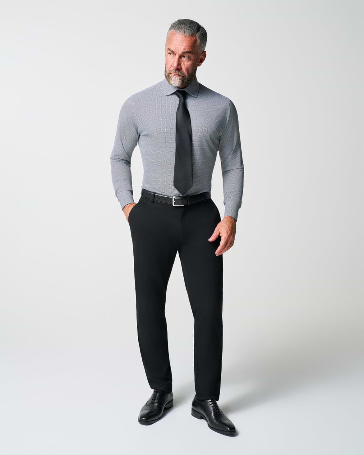 "The Newbury" Black Windowpane