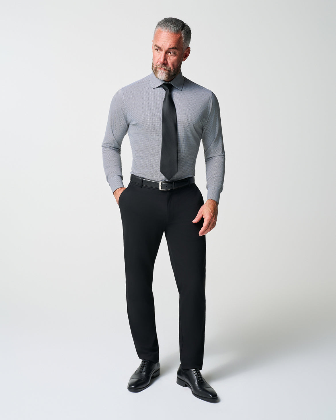 "The Newbury" Black Windowpane