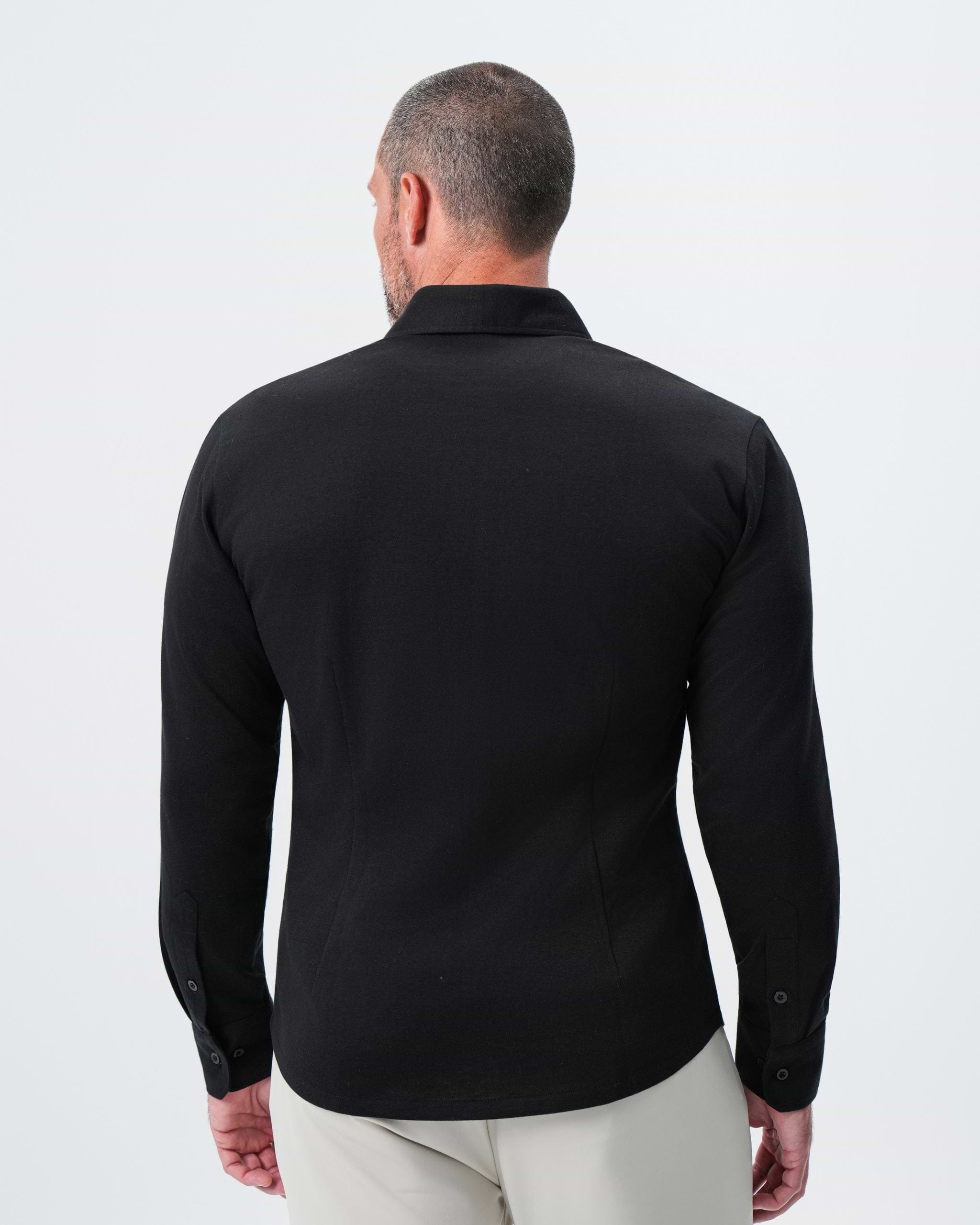 Patch Pocket Button Down - Black