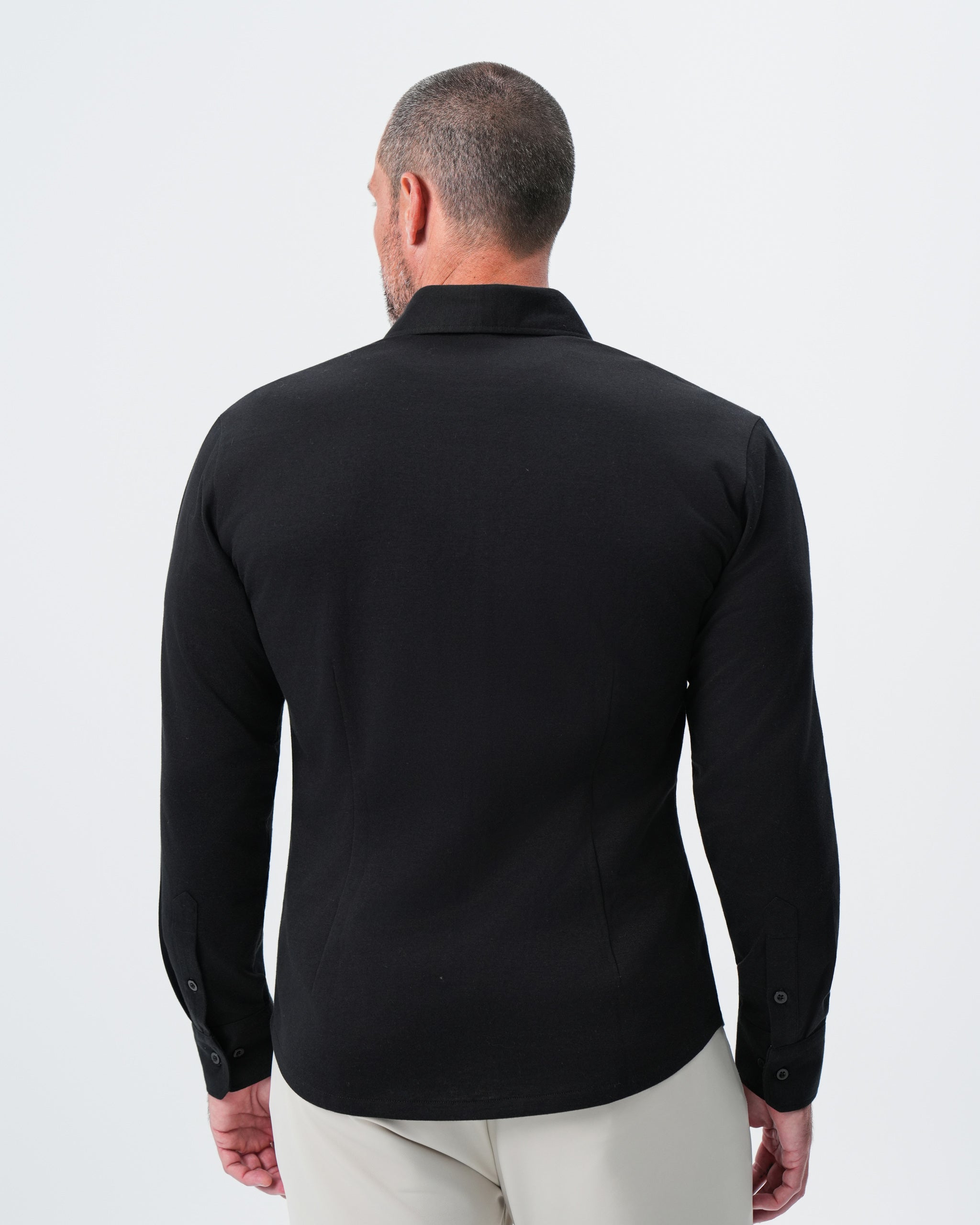 Patch Pocket Button Down - Black