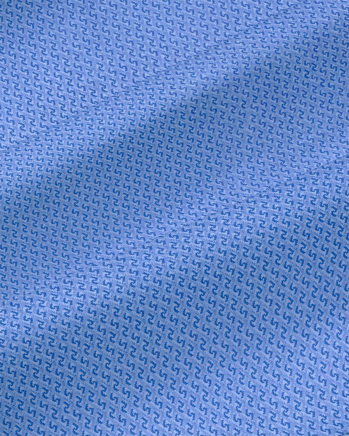''The Robin'' Light Blue Mini Diamond Jacquard