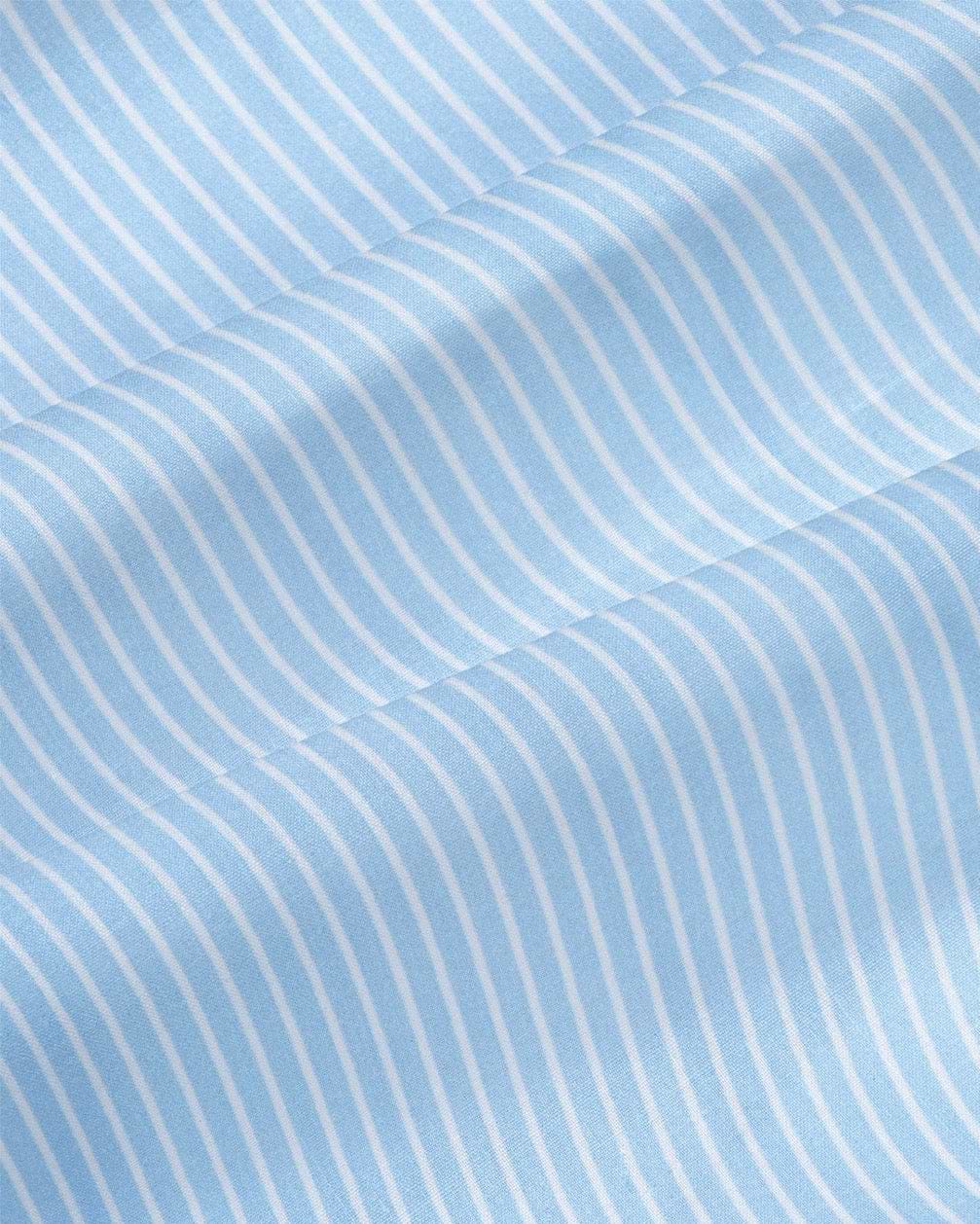 "The Rocky" Powder Blue with White Stripes