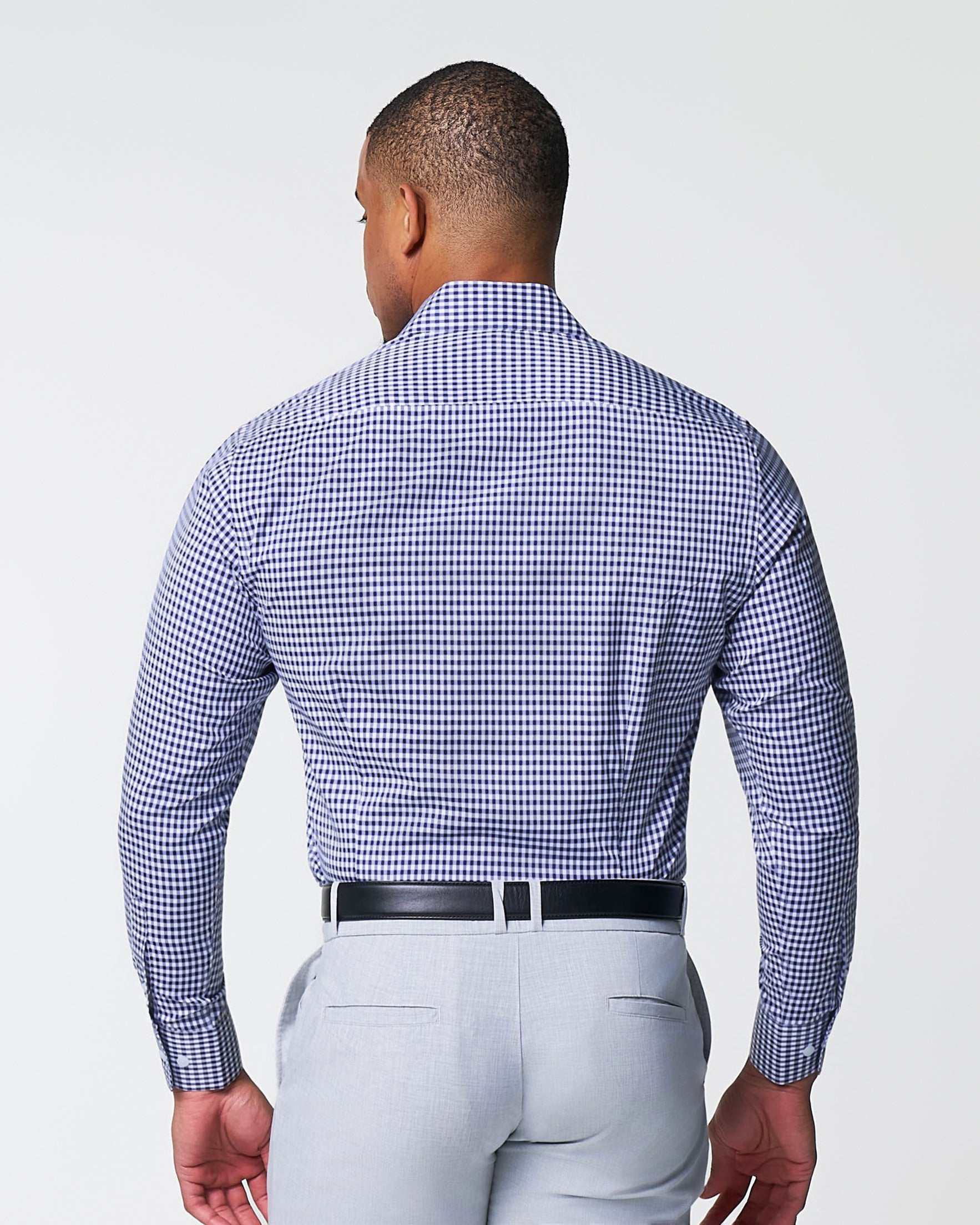 "The Rooney" Navy Gingham