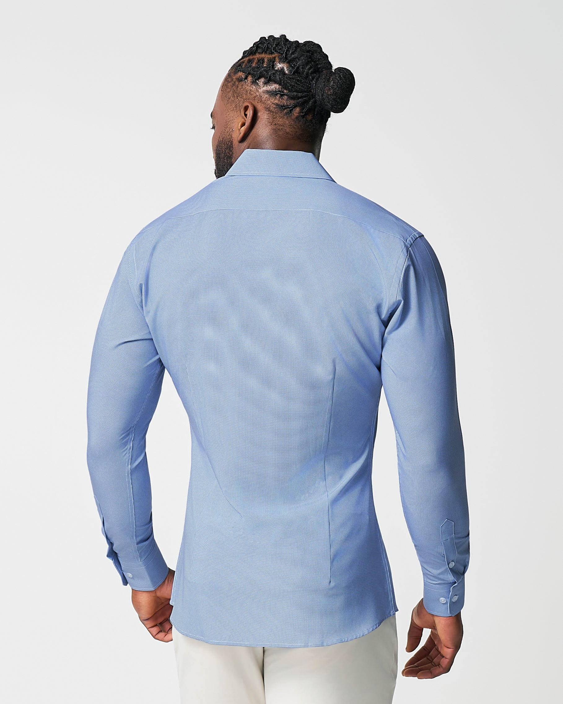 "The Rover" Blue Mini Windowpane