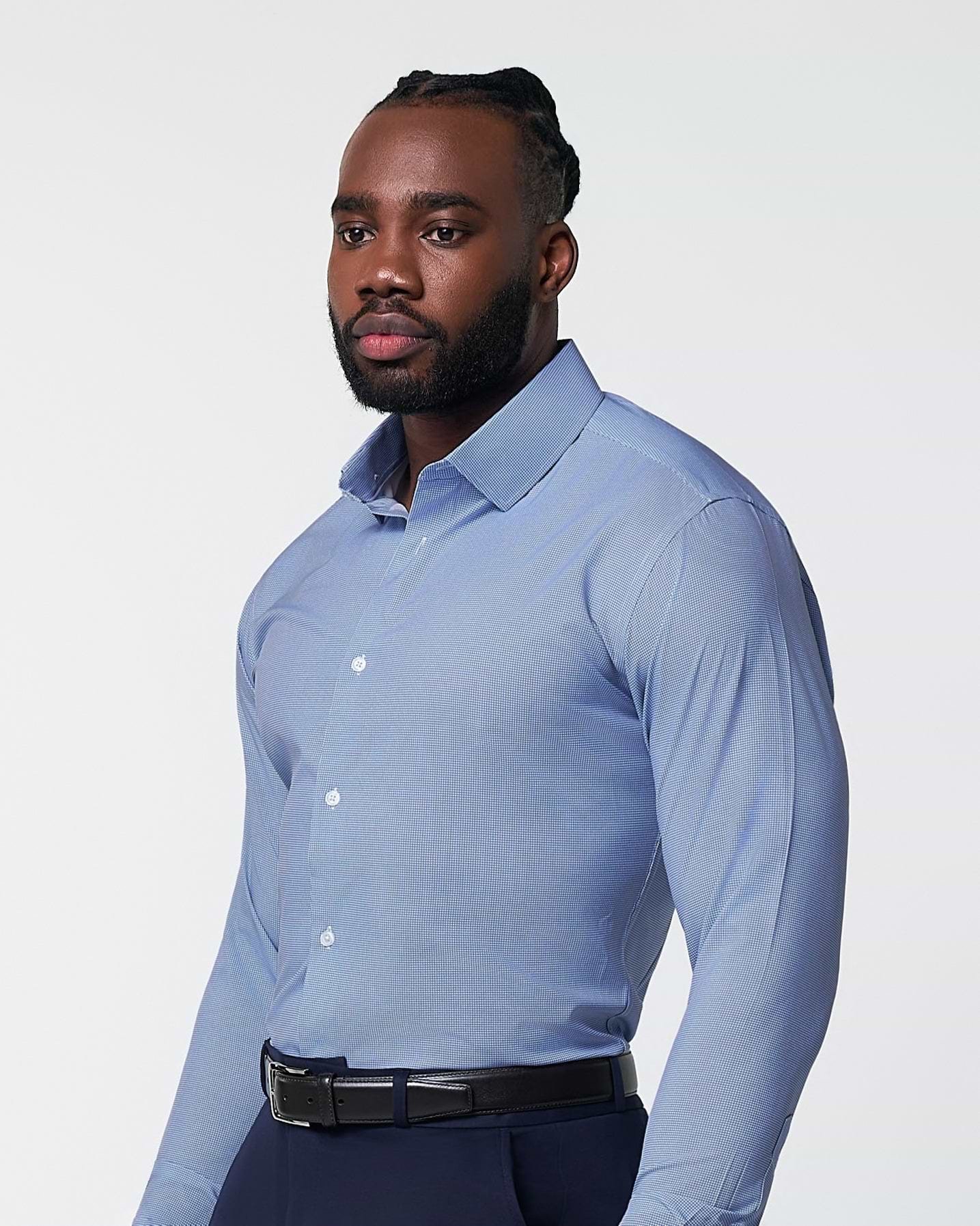 "The Rover" Blue Mini Windowpane