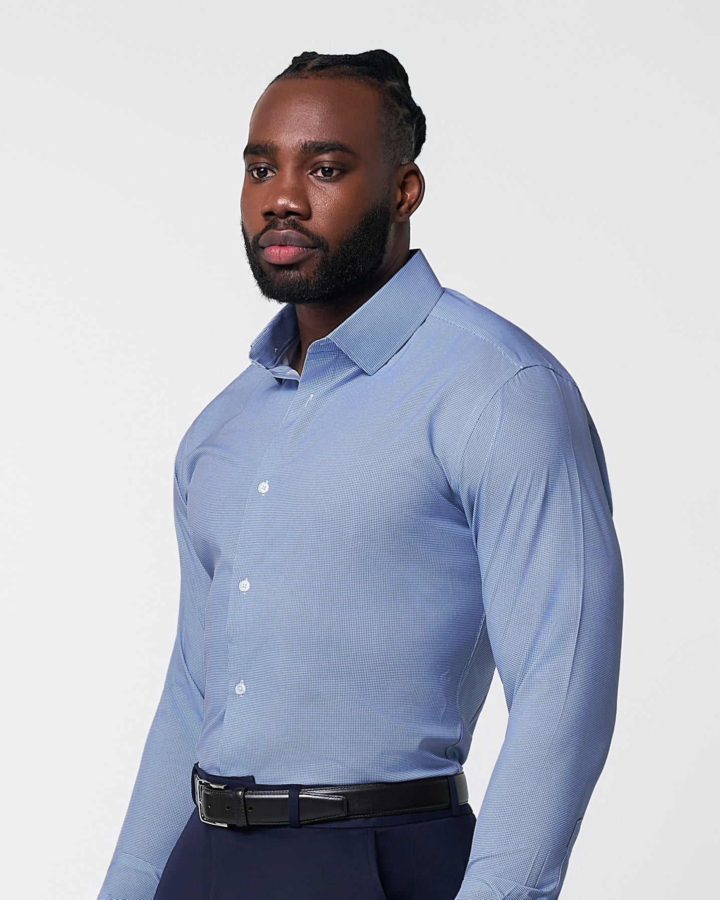 "The Rover" Blue Mini Windowpane