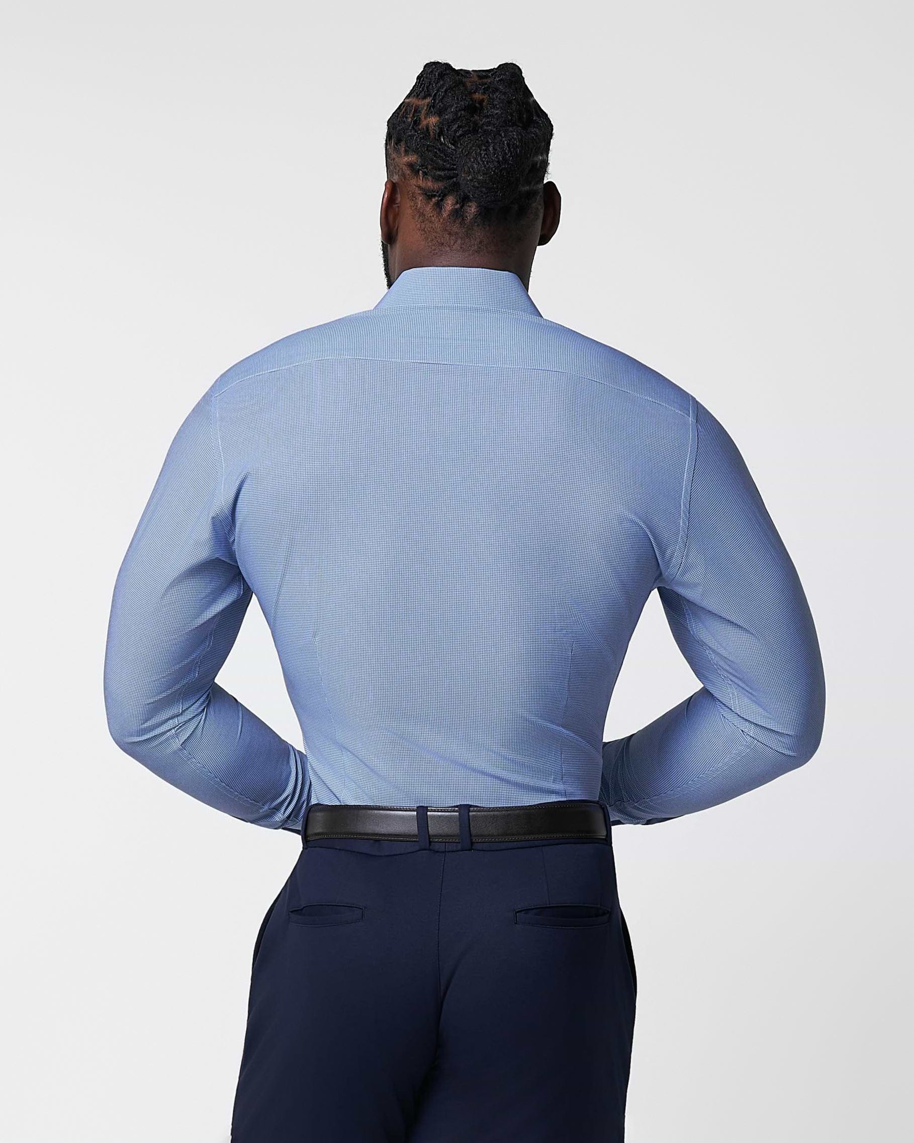 "The Rover" Blue Mini Windowpane