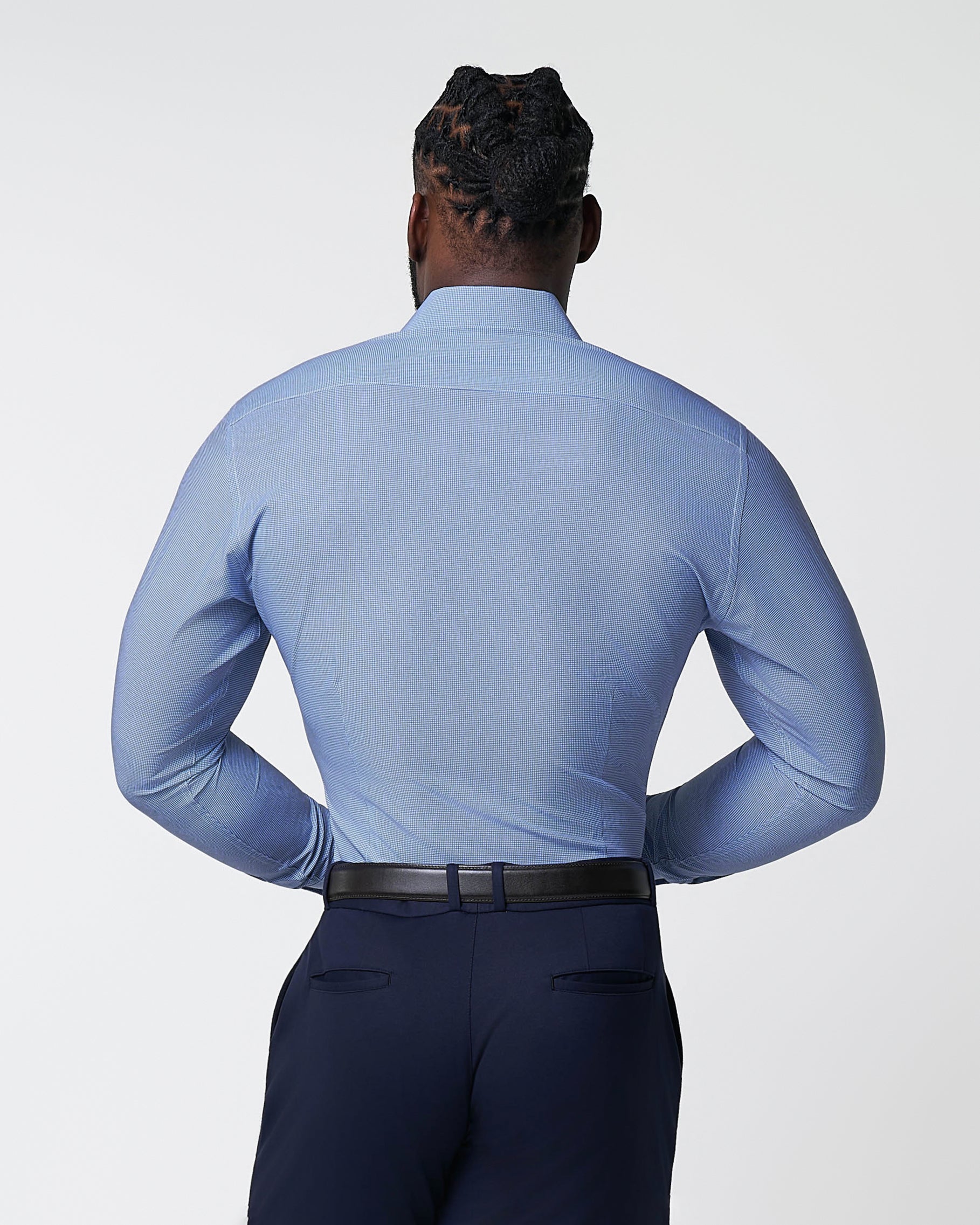 "The Rover" Blue Mini Windowpane