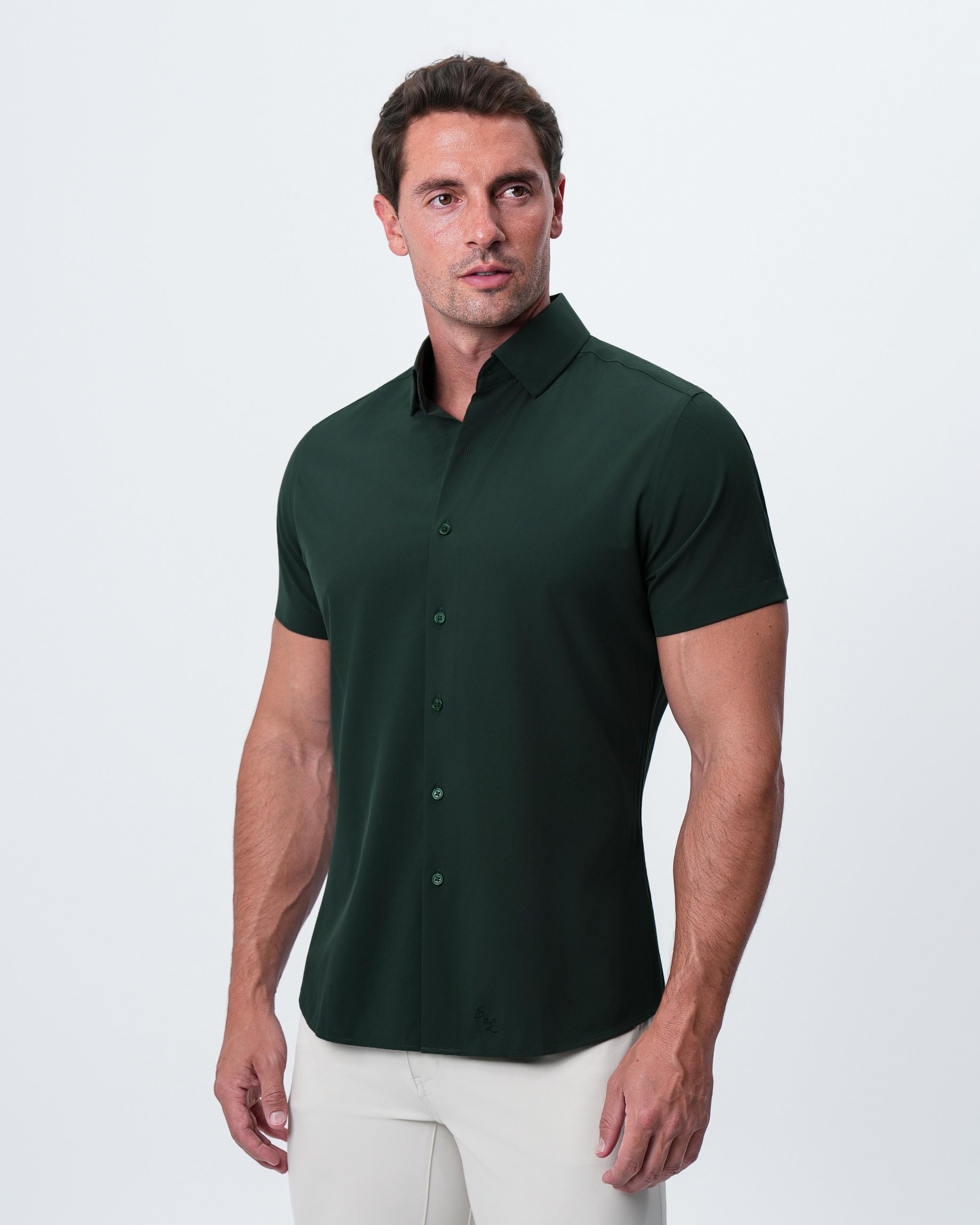 ''The Gino'' - Solid Dark Olive Green