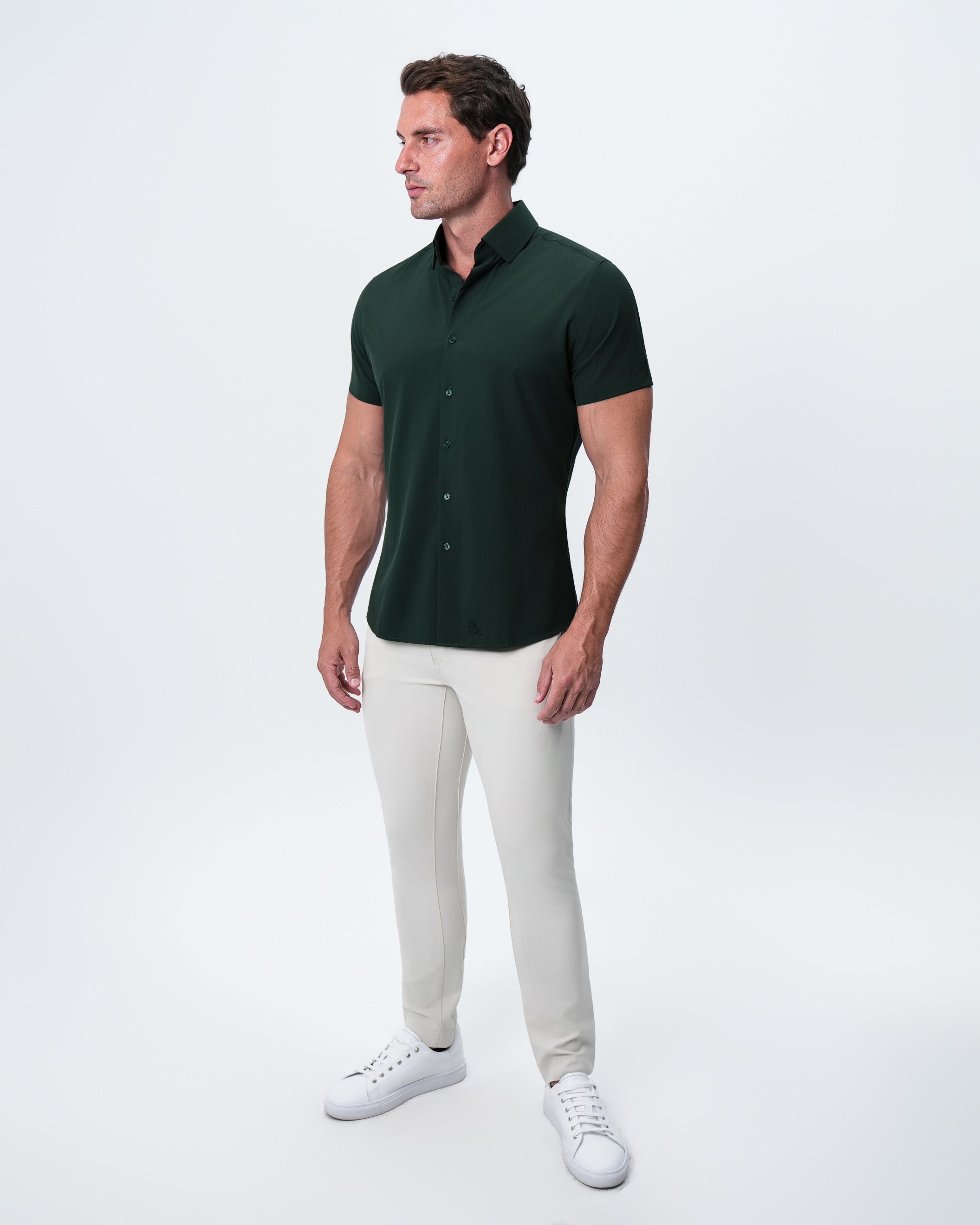 ''The Gino'' - Solid Dark Olive Green