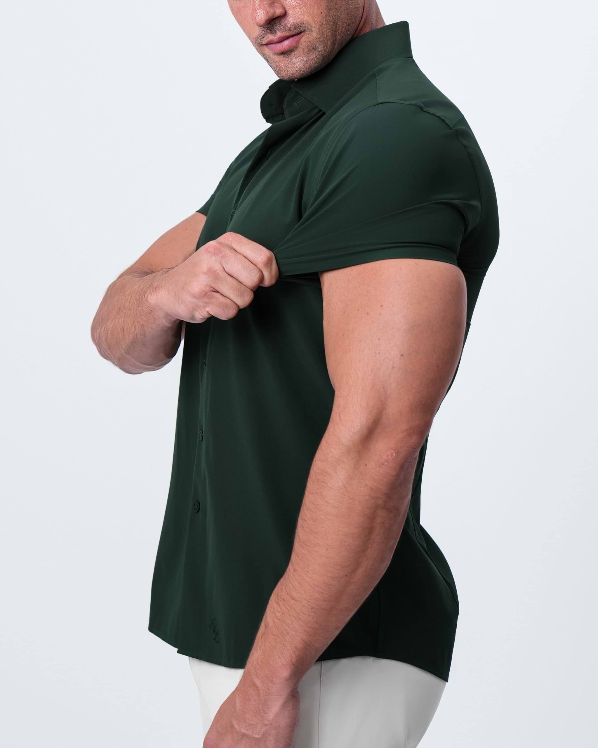 ''The Gino'' - Solid Dark Olive Green