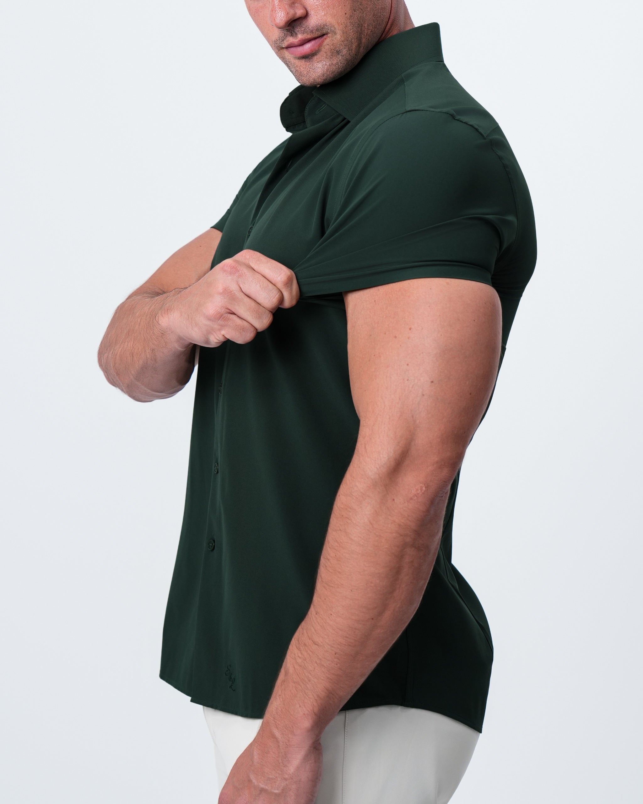 ''The Gino'' - Solid Dark Olive Green