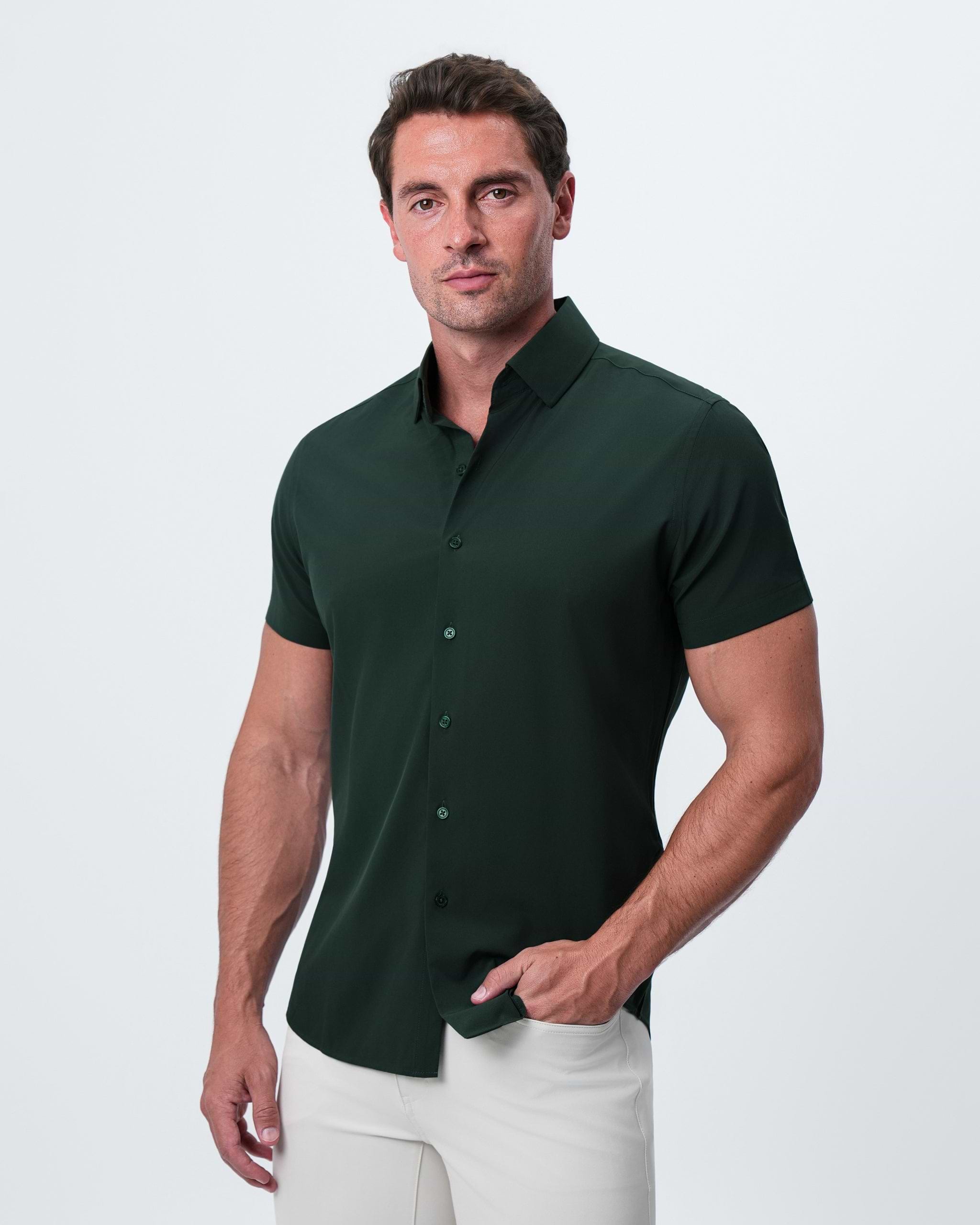 ''The Gino'' - Solid Dark Olive Green