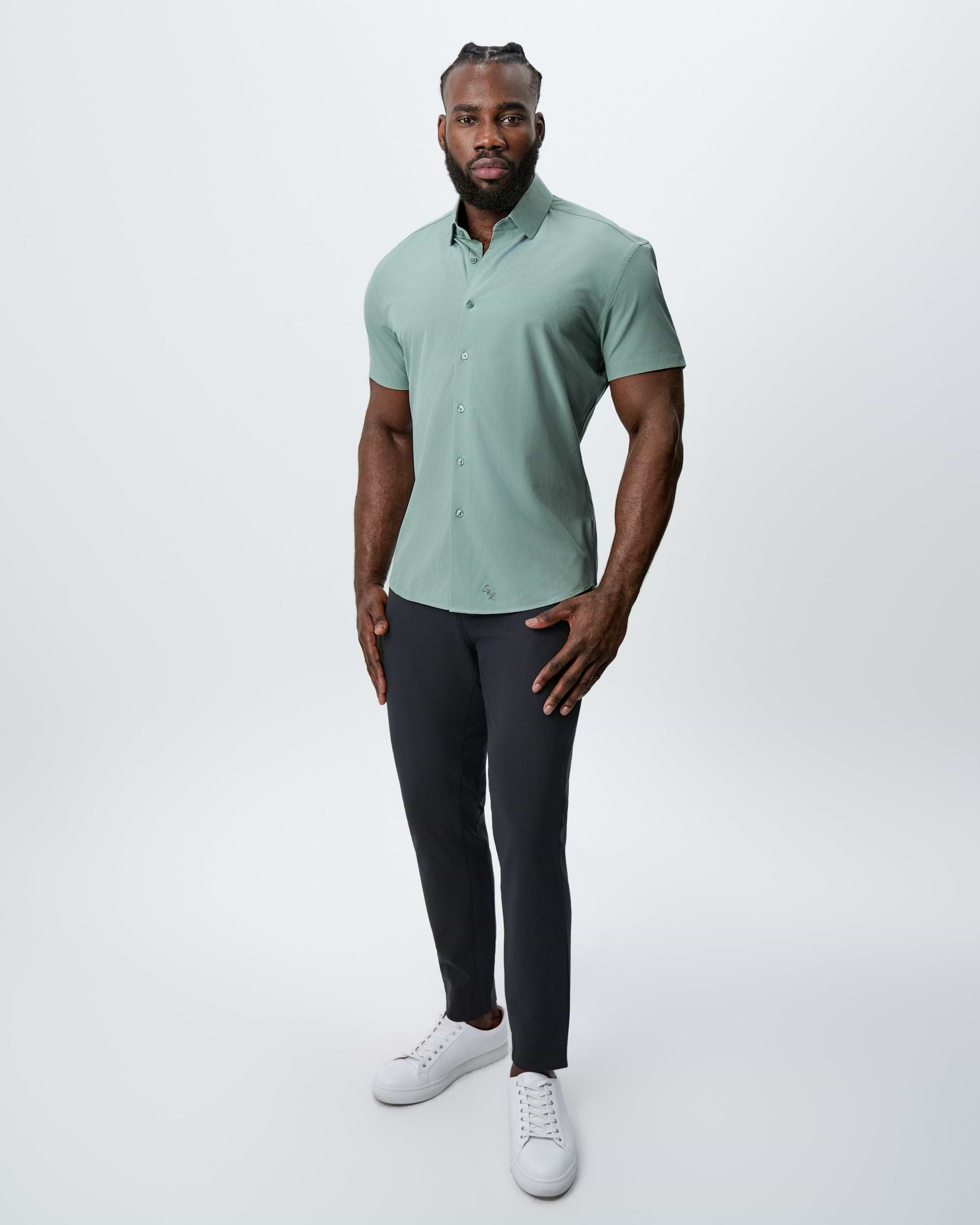''The Kirkway'' - Solid Sage Green