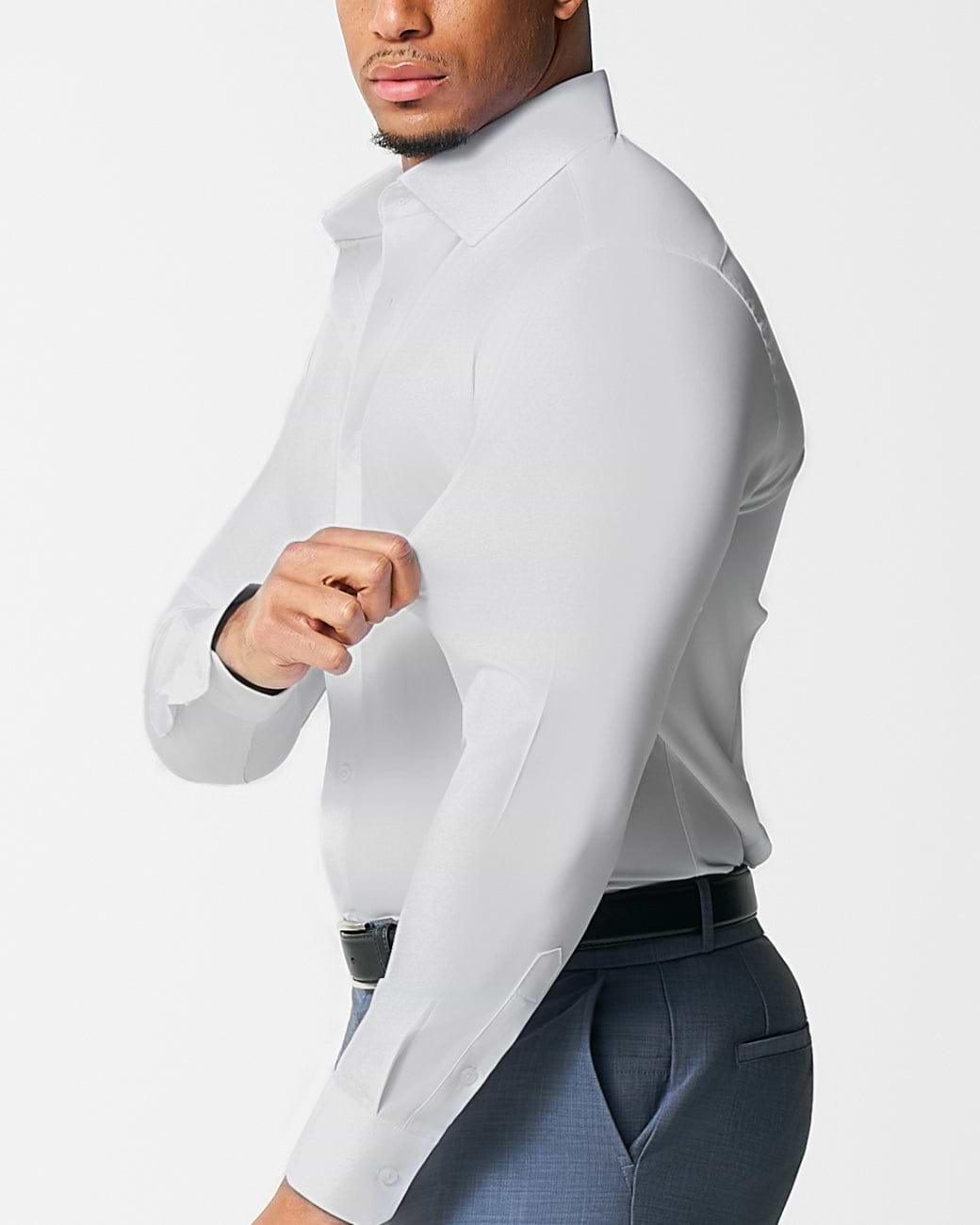 "The Stafford" Solid White Weave
