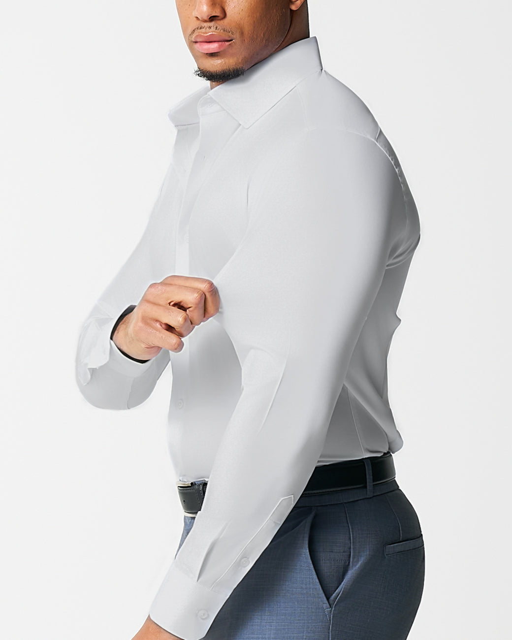 "The Stafford" Solid White Weave
