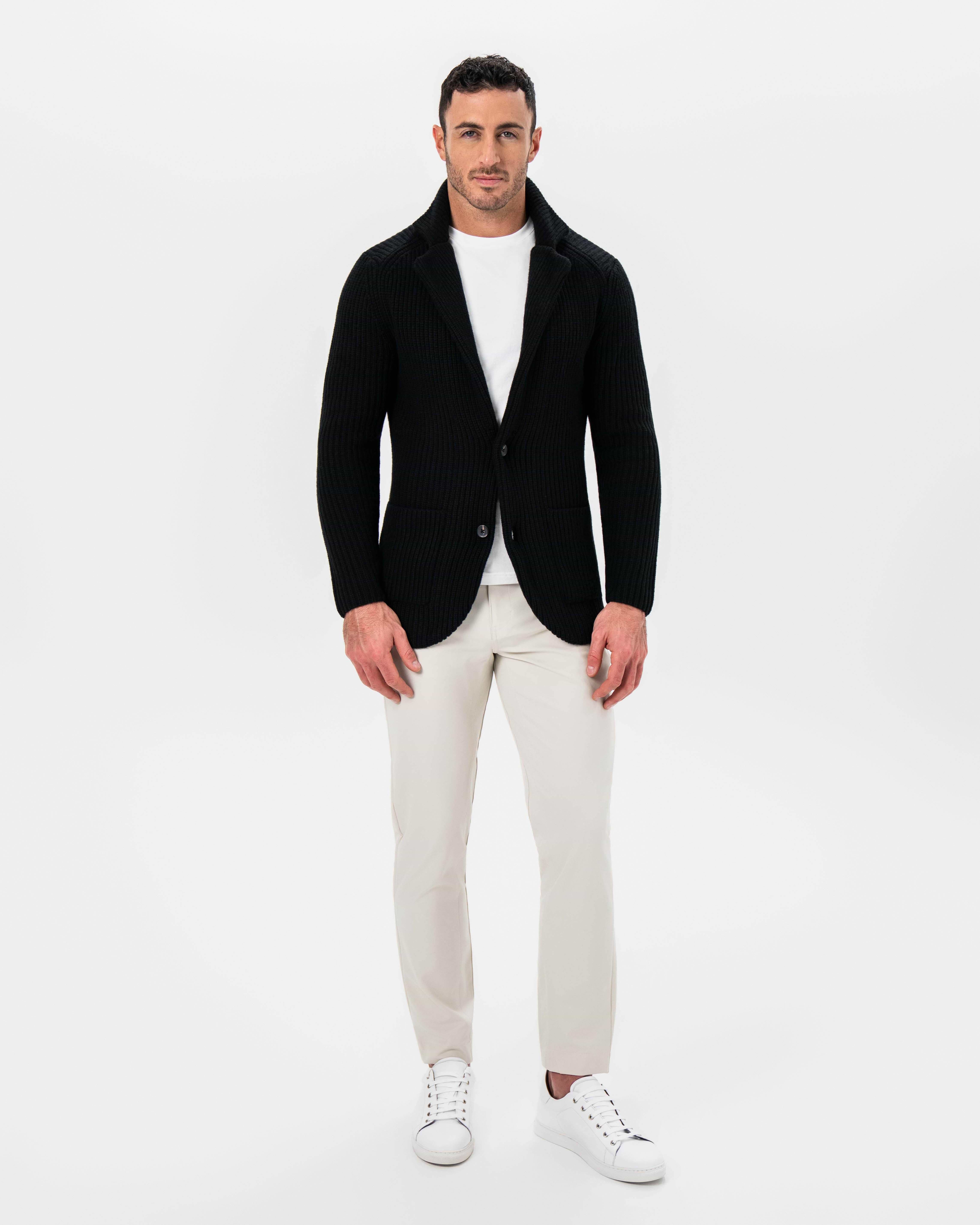 Sweater Blazer - Black