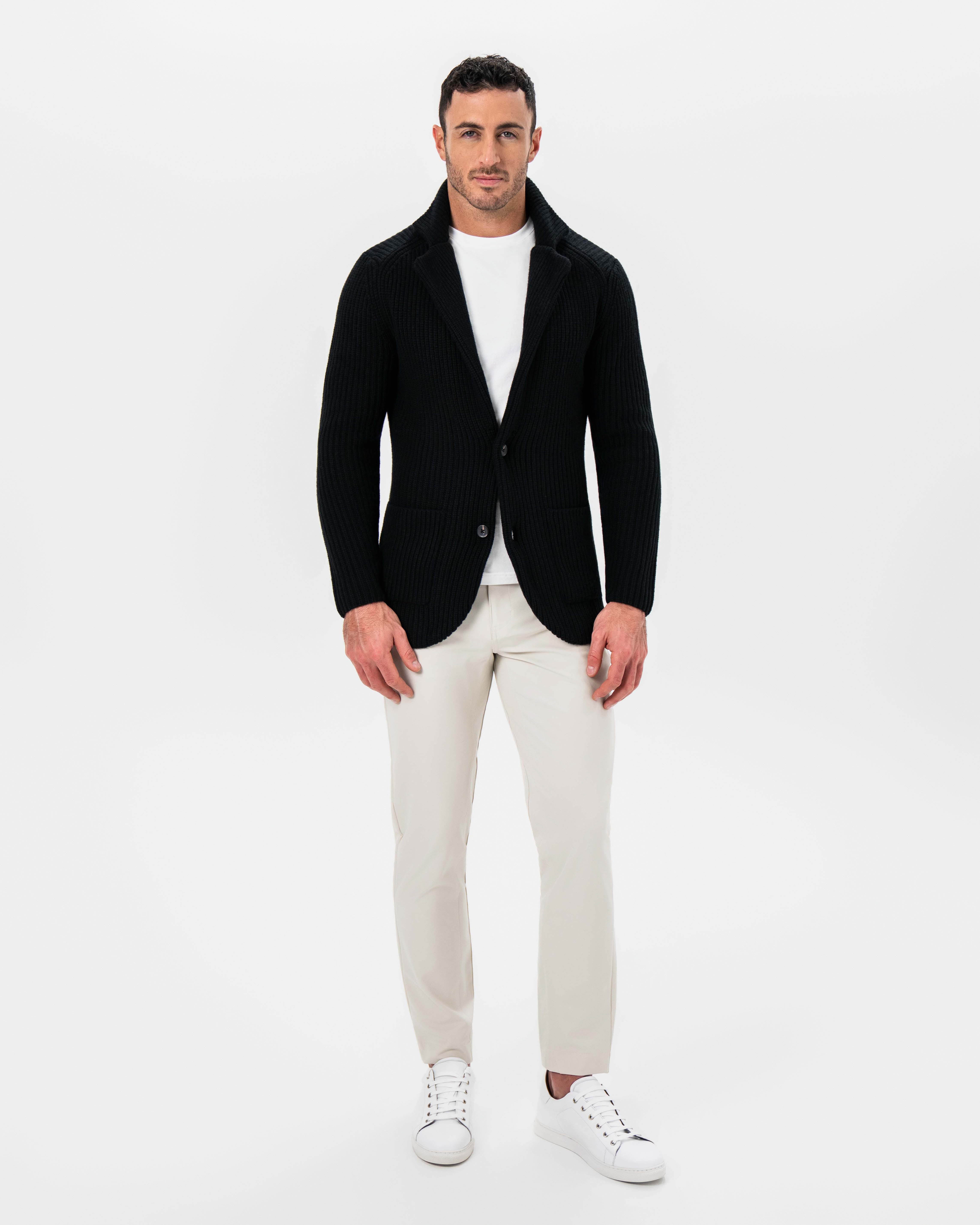 Sweater Blazer - Black