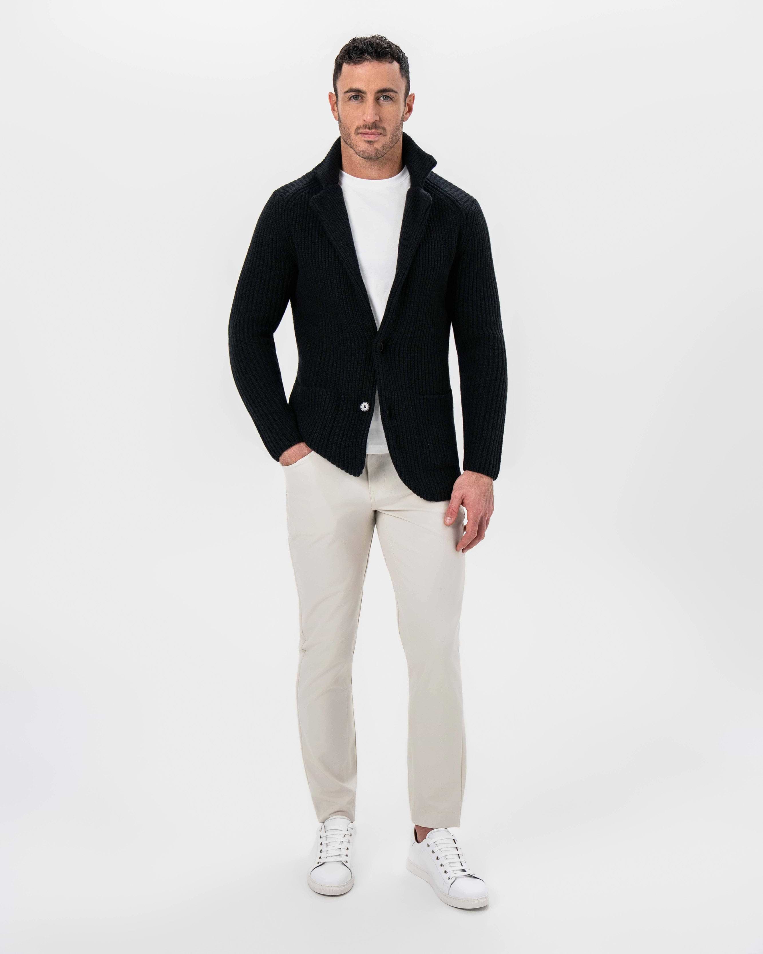 Sweater Blazer - Black