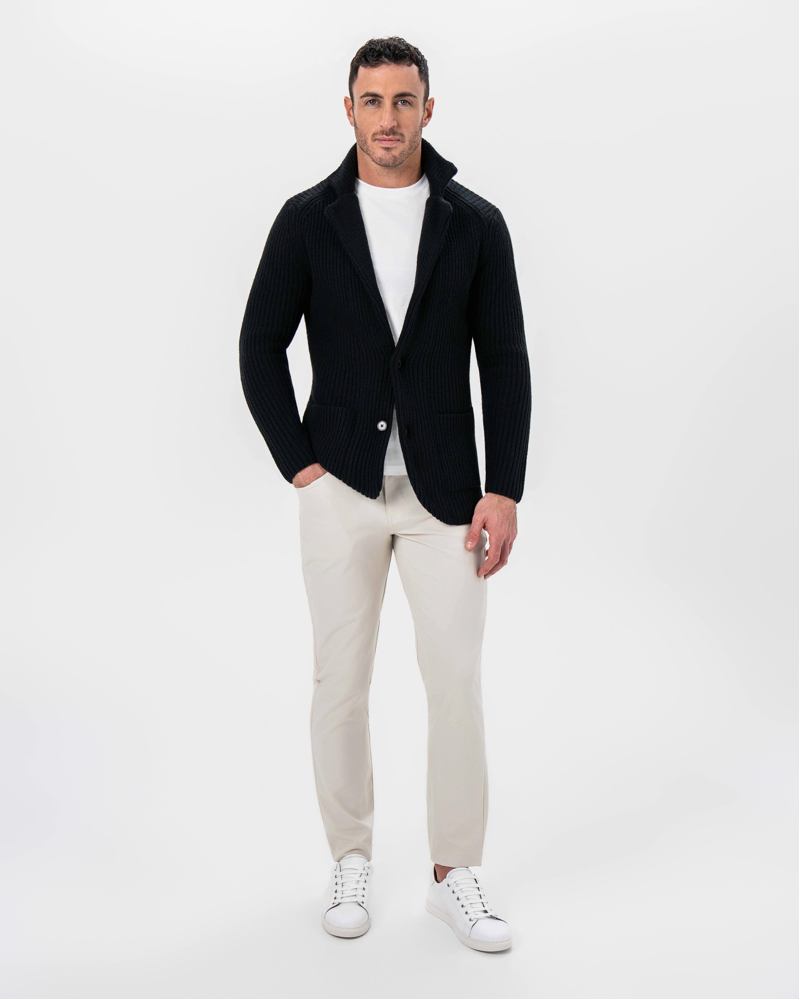 Sweater Blazer - Black