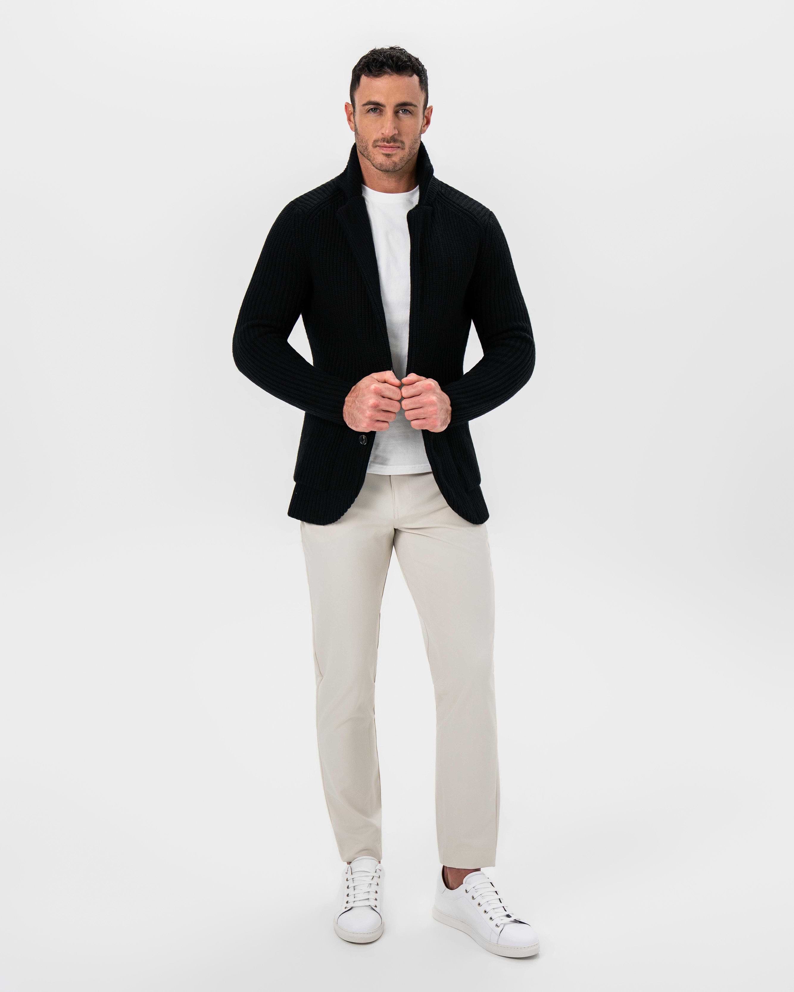 Sweater Blazer - Black