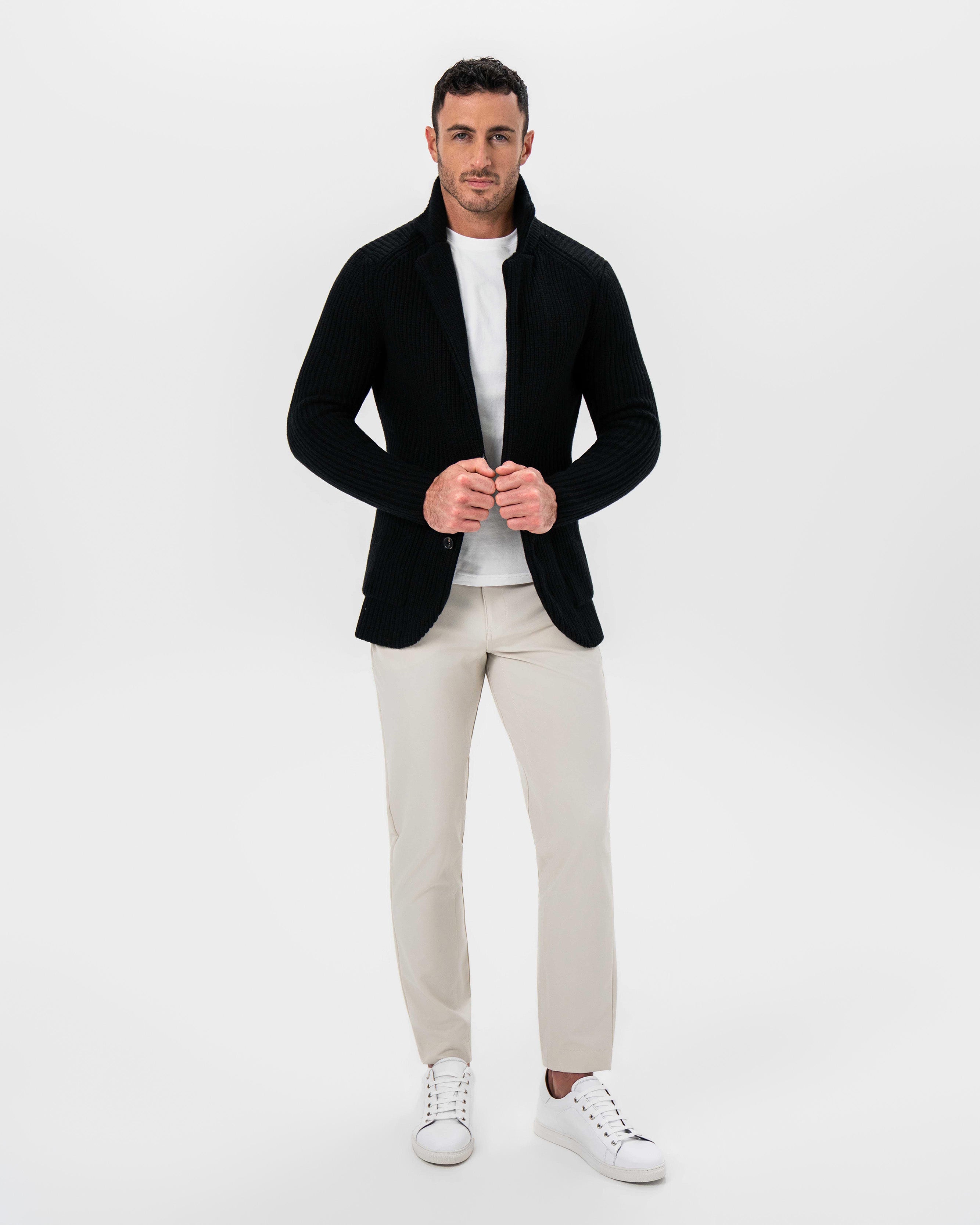 Sweater Blazer - Black
