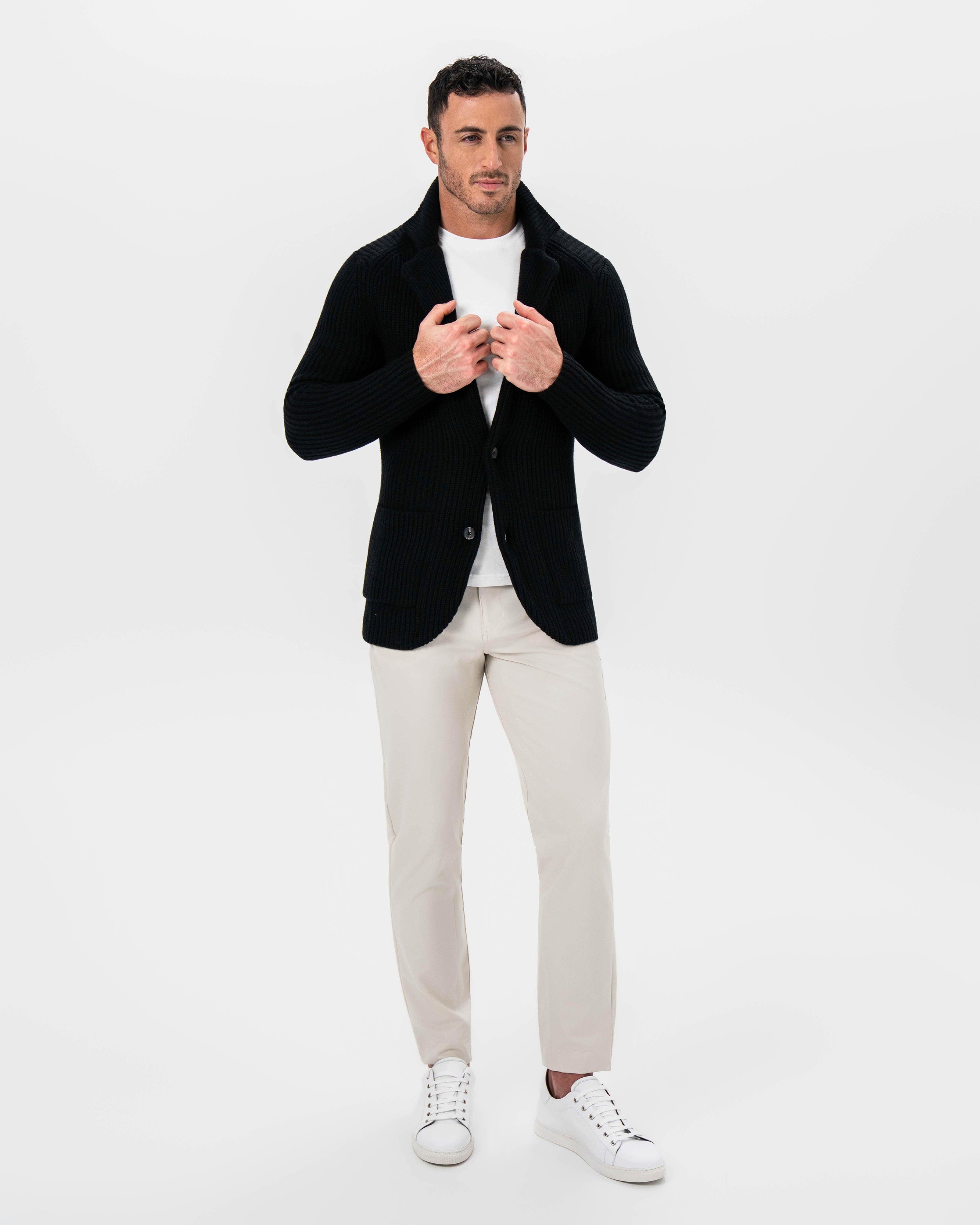 Sweater Blazer - Black
