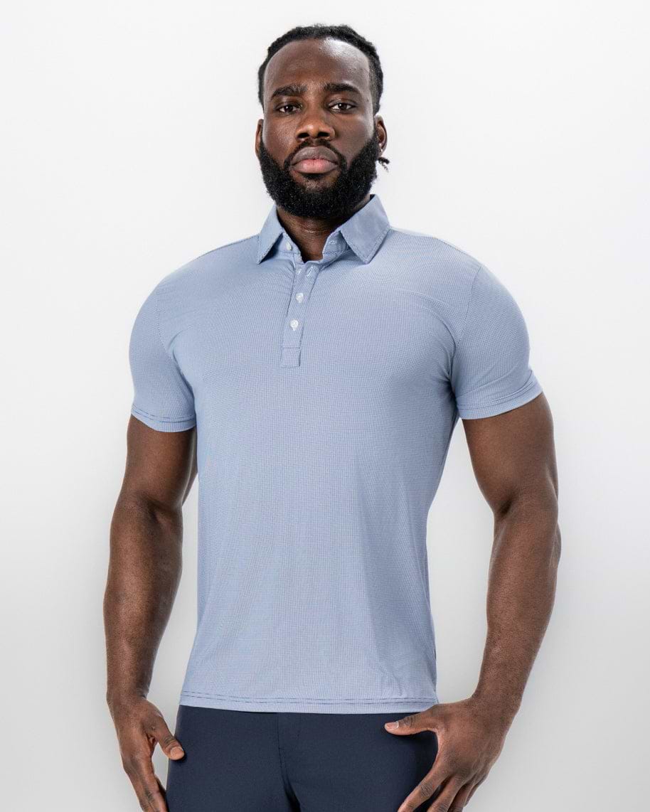 "The Crosby" Navy & White Mini Geo Pattern