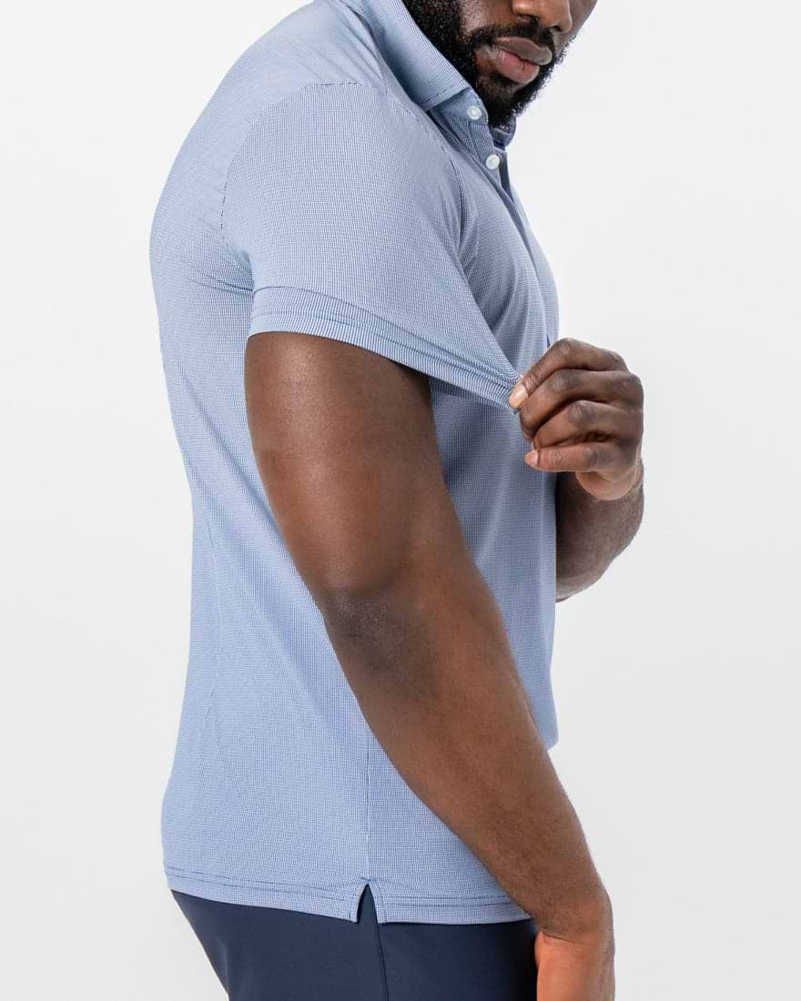 "The Crosby" Navy & White Mini Geo Pattern