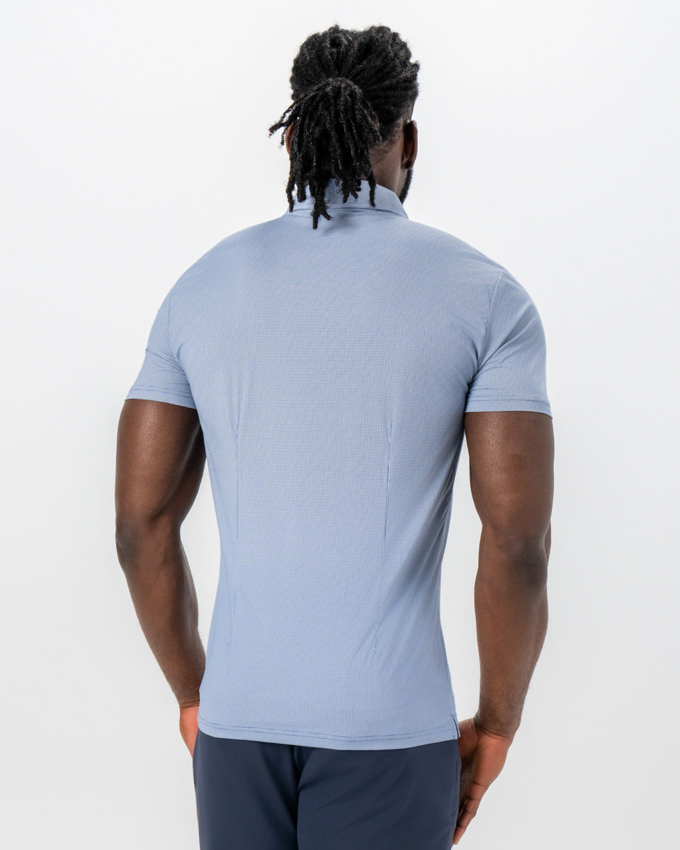 "The Crosby" Navy & White Mini Geo Pattern