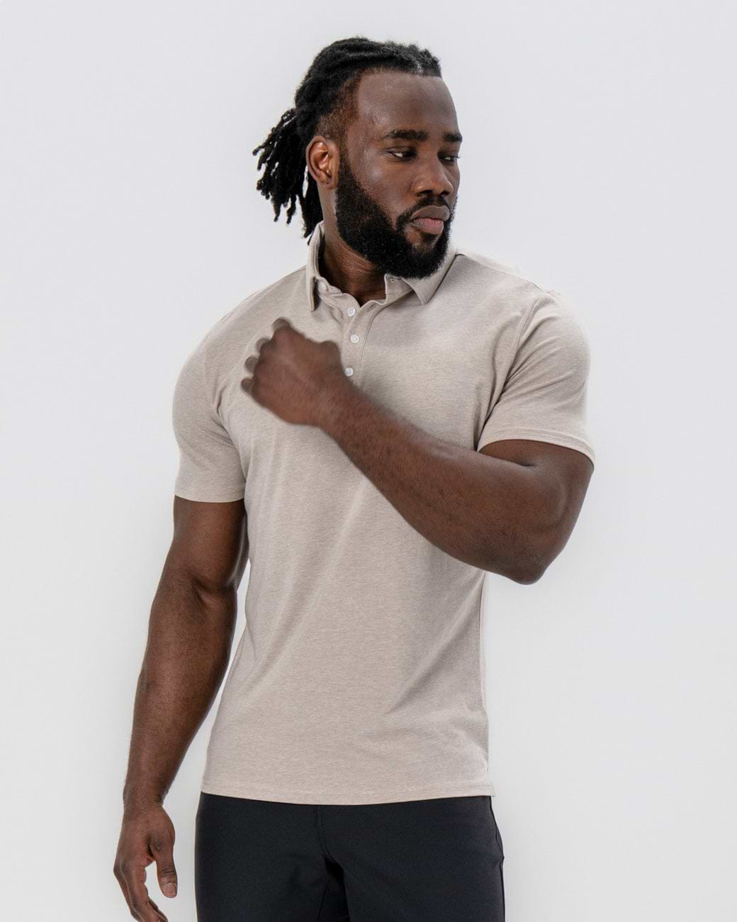 "The Dixon" Heathered Cream