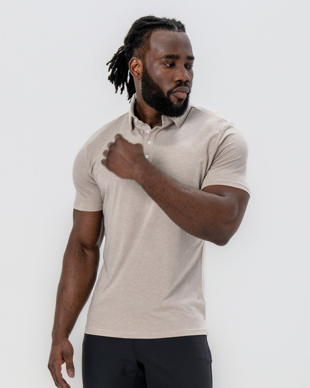 "The Dixon" Heathered Cream