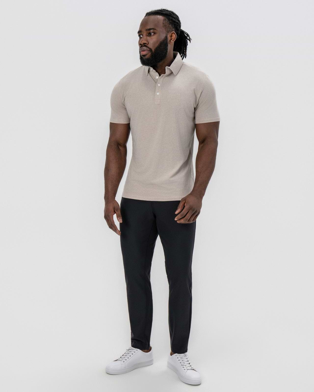 "The Dixon" Heathered Cream