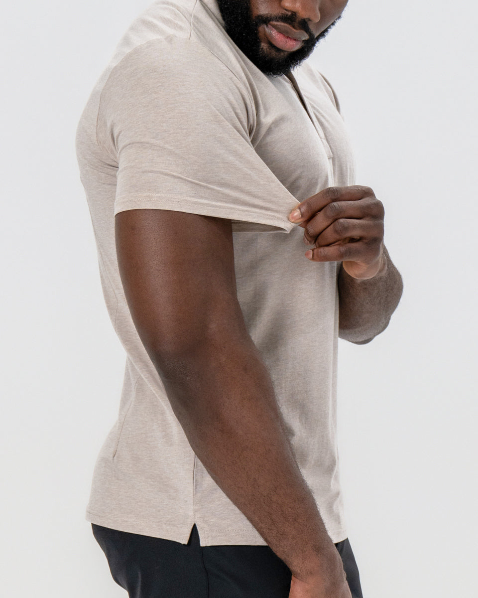 "The Dixon" Heathered Cream