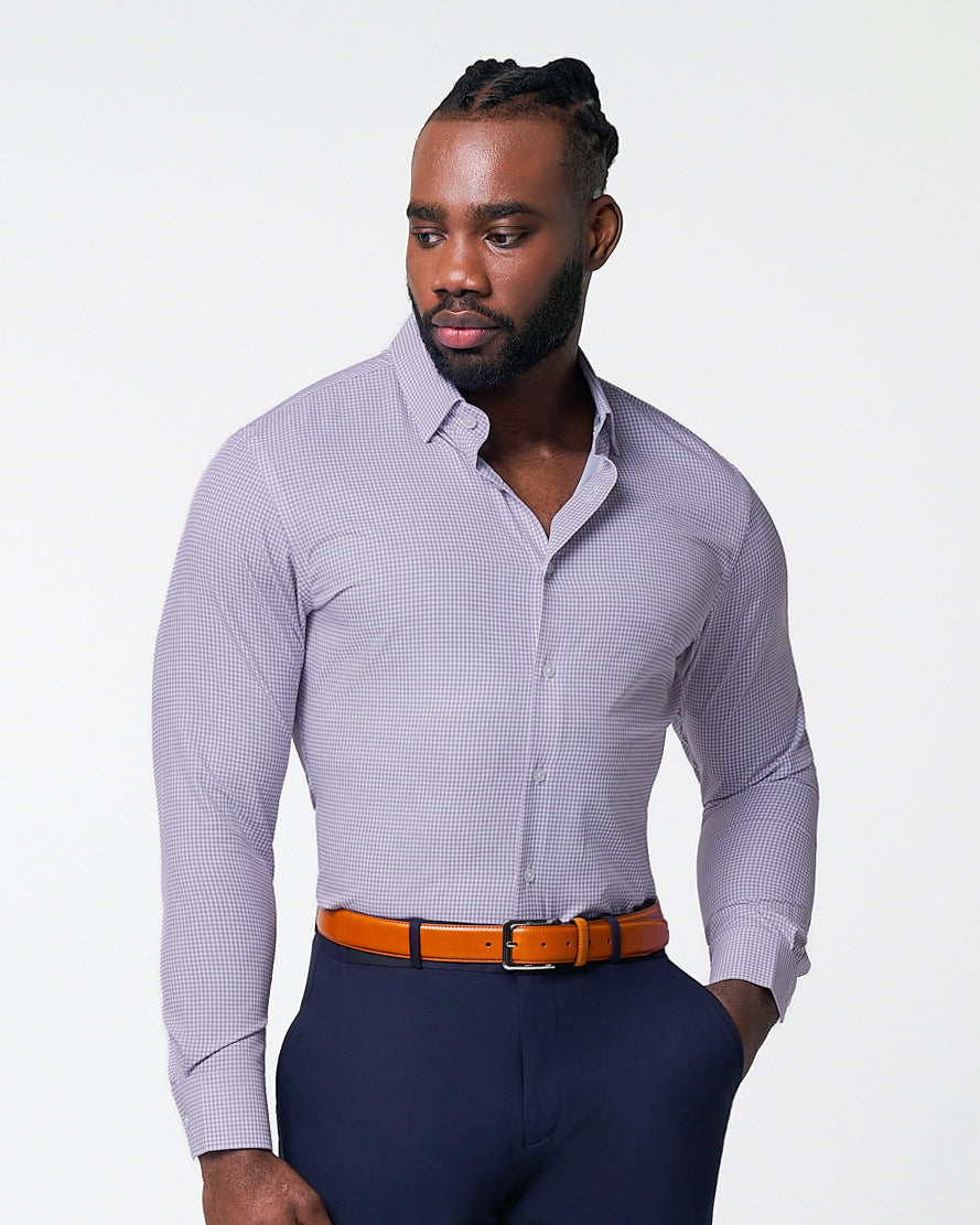 "The Arlo" Lavender Double Check