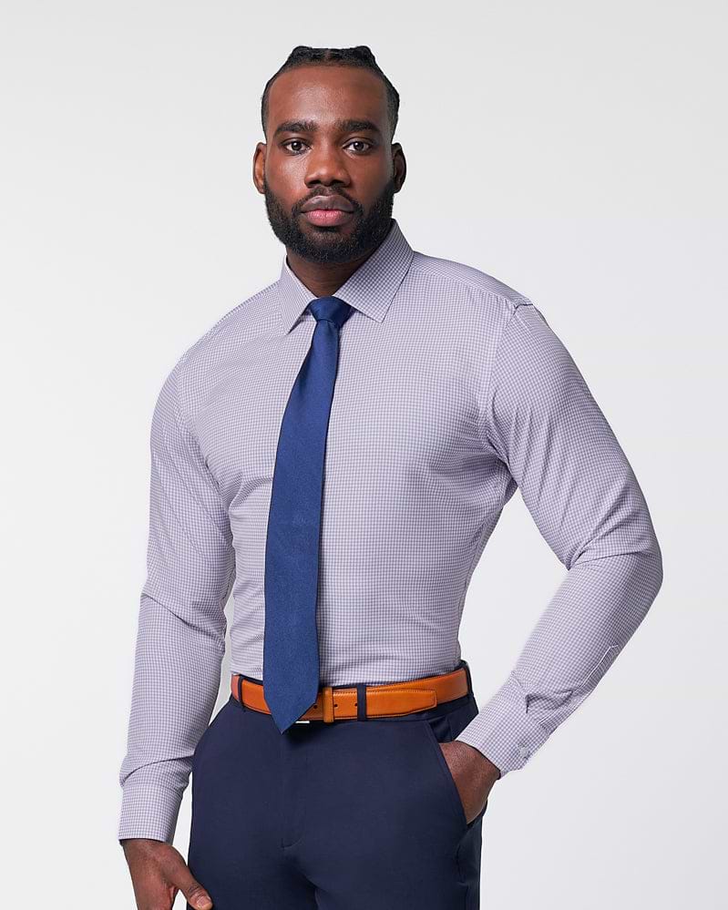 "The Arlo" Lavender Double Check