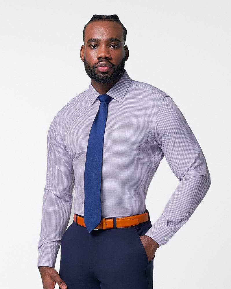 "The Arlo" Lavender Double Check