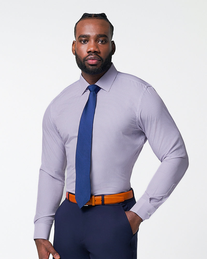 "The Arlo" Lavender Double Check