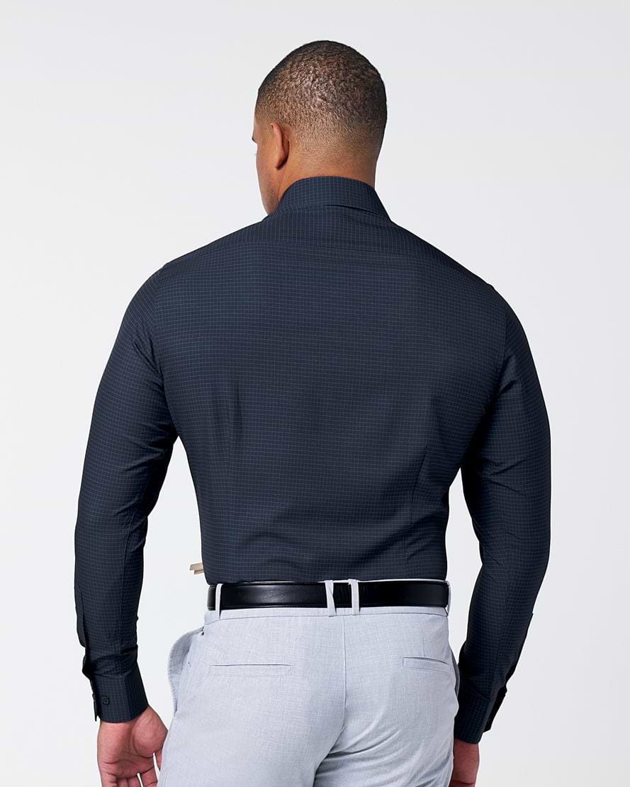 "The Avenue" Charcoal Grey & Light Grey Windowpane