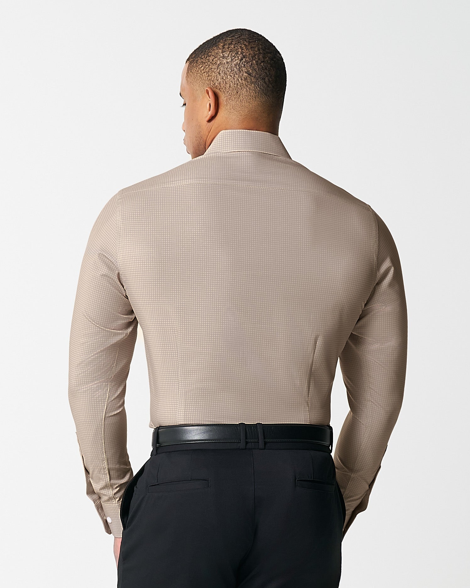 "The Brooks" Light Brown Double Check