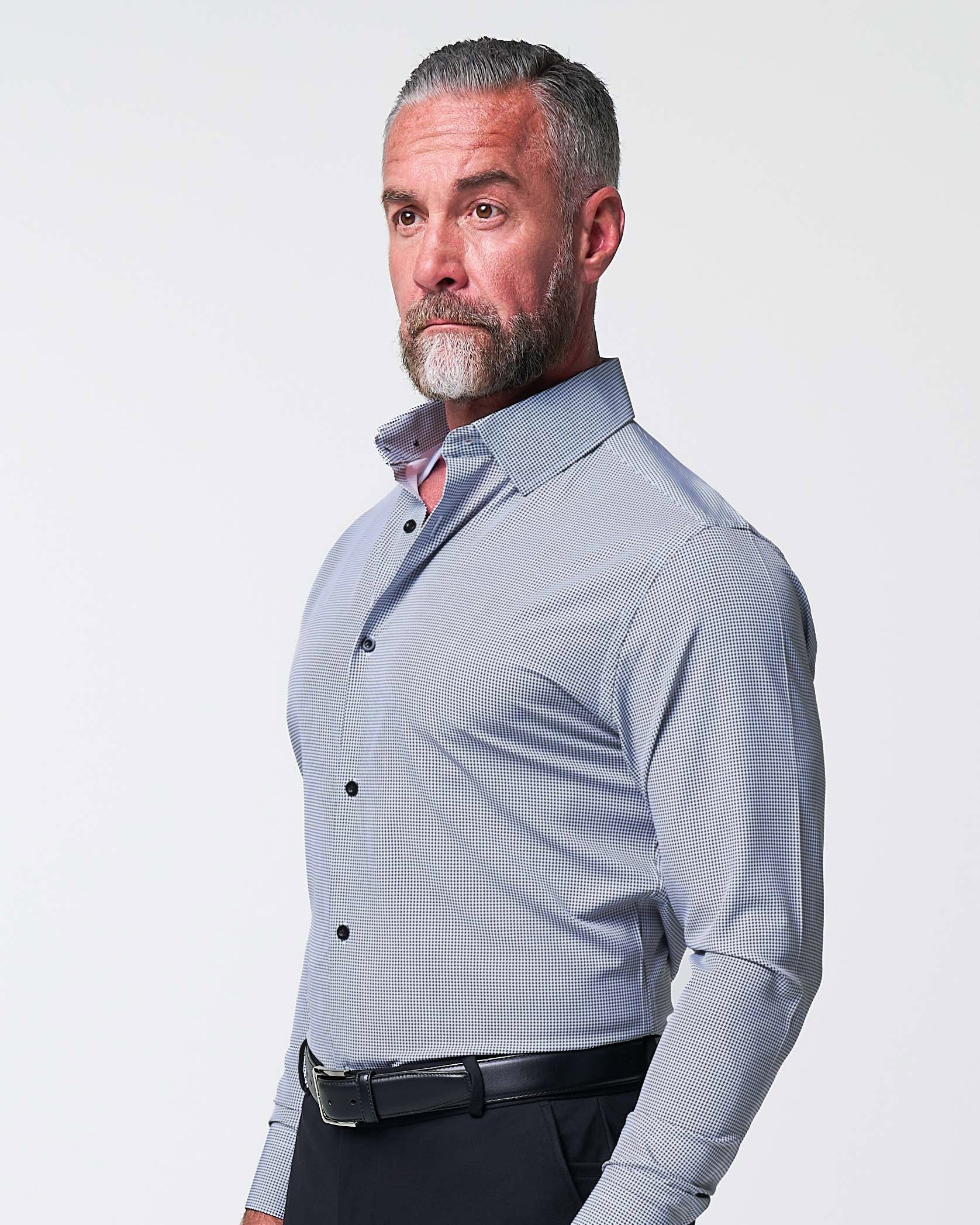 "The Empire" Black Houndstooth