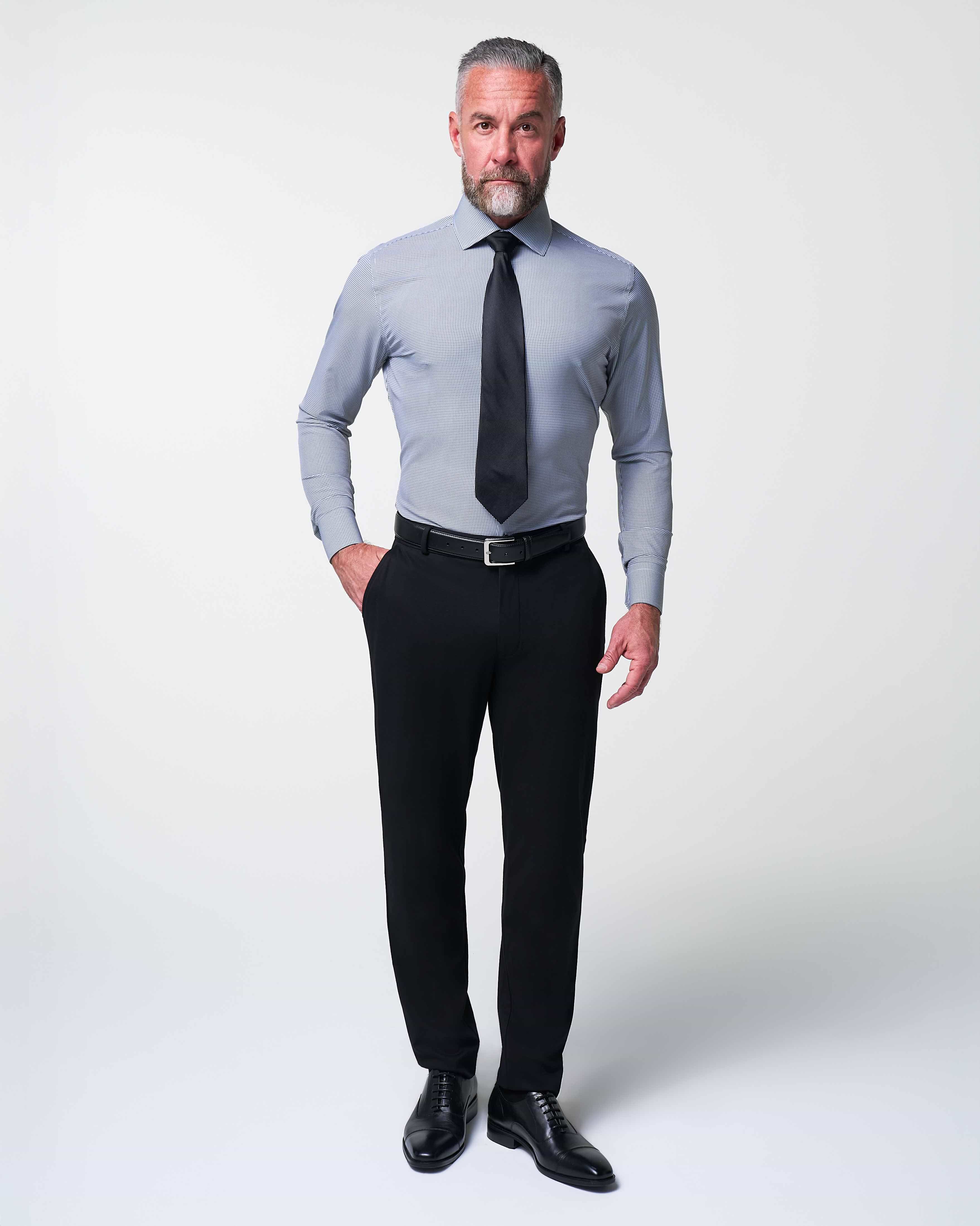 "The Empire" Black Houndstooth