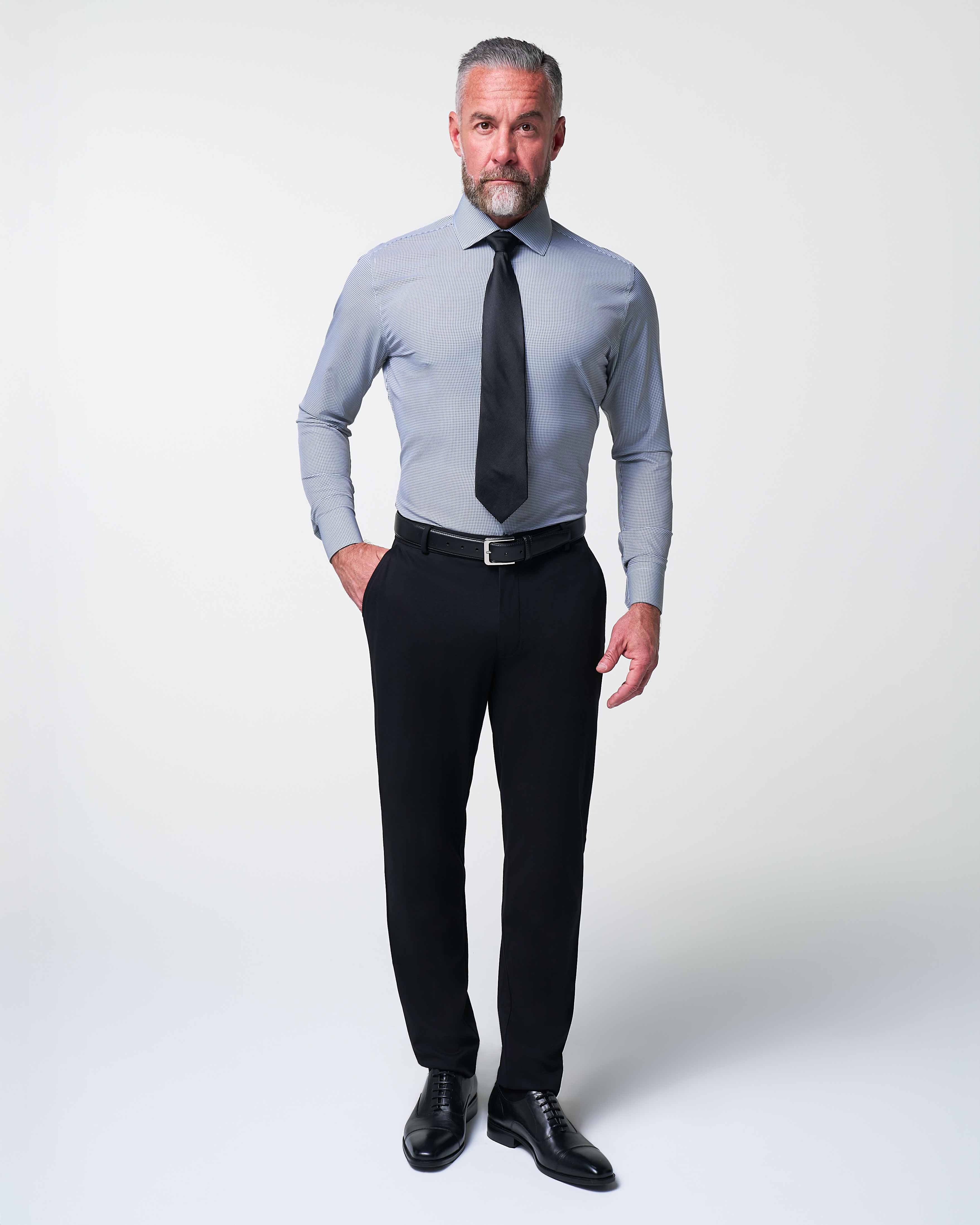 "The Empire" Black Houndstooth